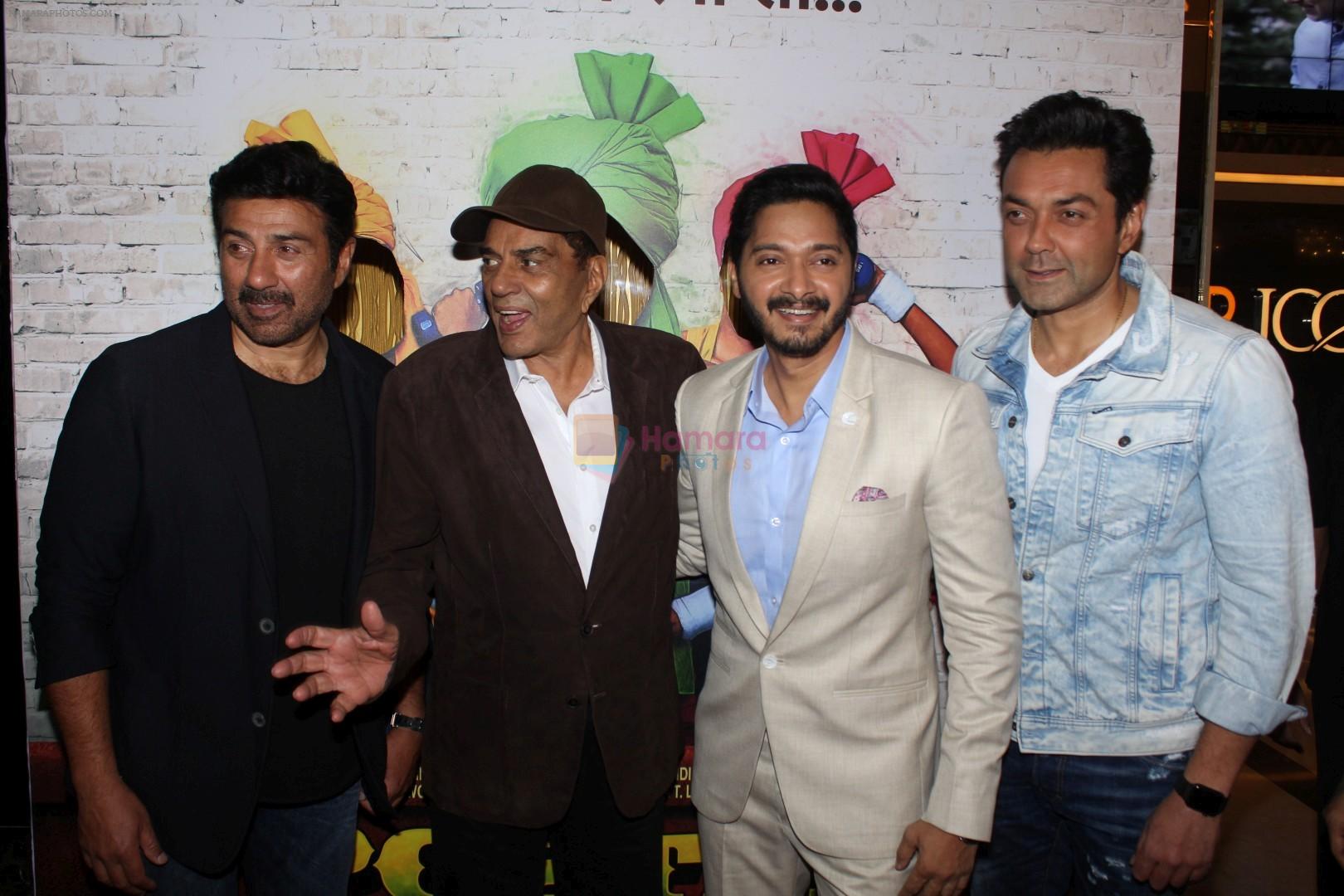 Dharmendra, Sunny Deol, Bobby Deol, Shreyas Talpade at the Trailer Launch Of Film Poster Boys on 24th July 2017