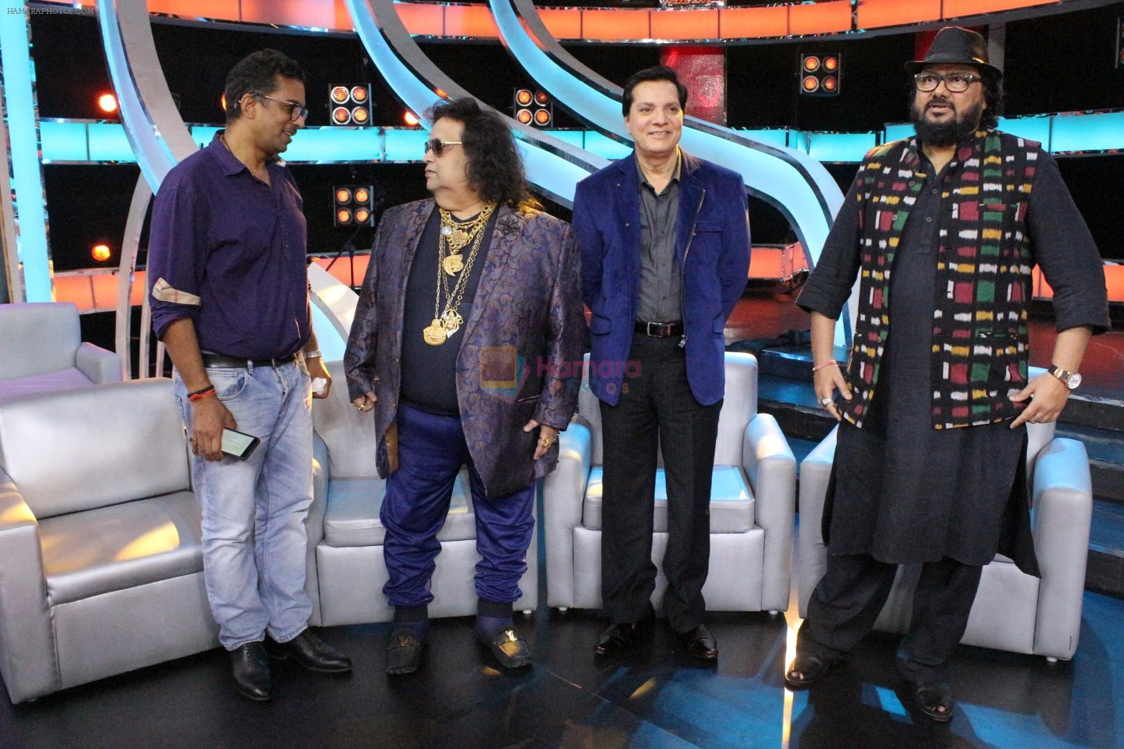 Bappi Lahiri, Ismail Darbar, Lalit Pandit At The Launch Of The Music Reality Show Suron ka Eklavya on 26th July 2017