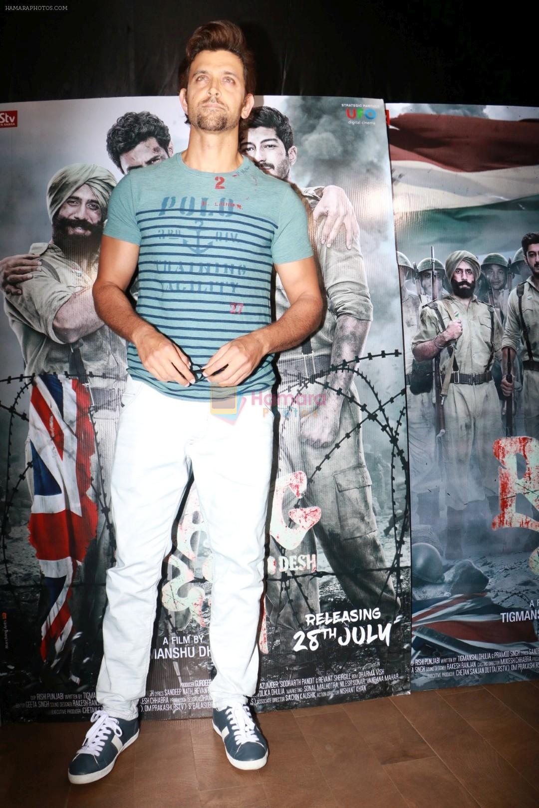 Hrithik Roshan at the Special Screening Of Film Raagdesh on 27th July 2017