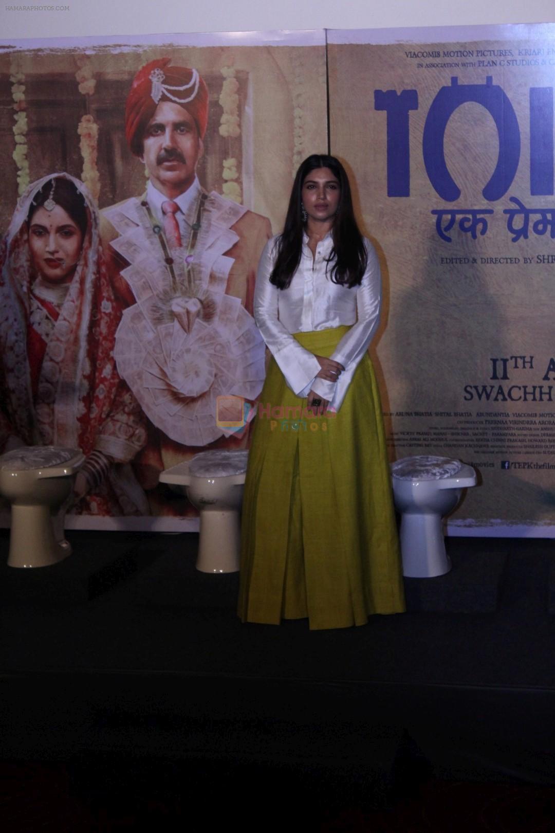Bhumi Pednekar at the Media Interaction For Film Toilet-Ek Prem Katha on 27th July 2017