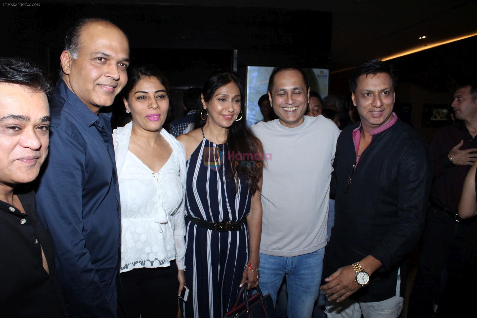 Madhur Bhandarkar, Ashutosh Gowariker, Sunita Gowariker, Vipul Shah at the Special Screening Of Film Indu Sarkar on 28th July 2017