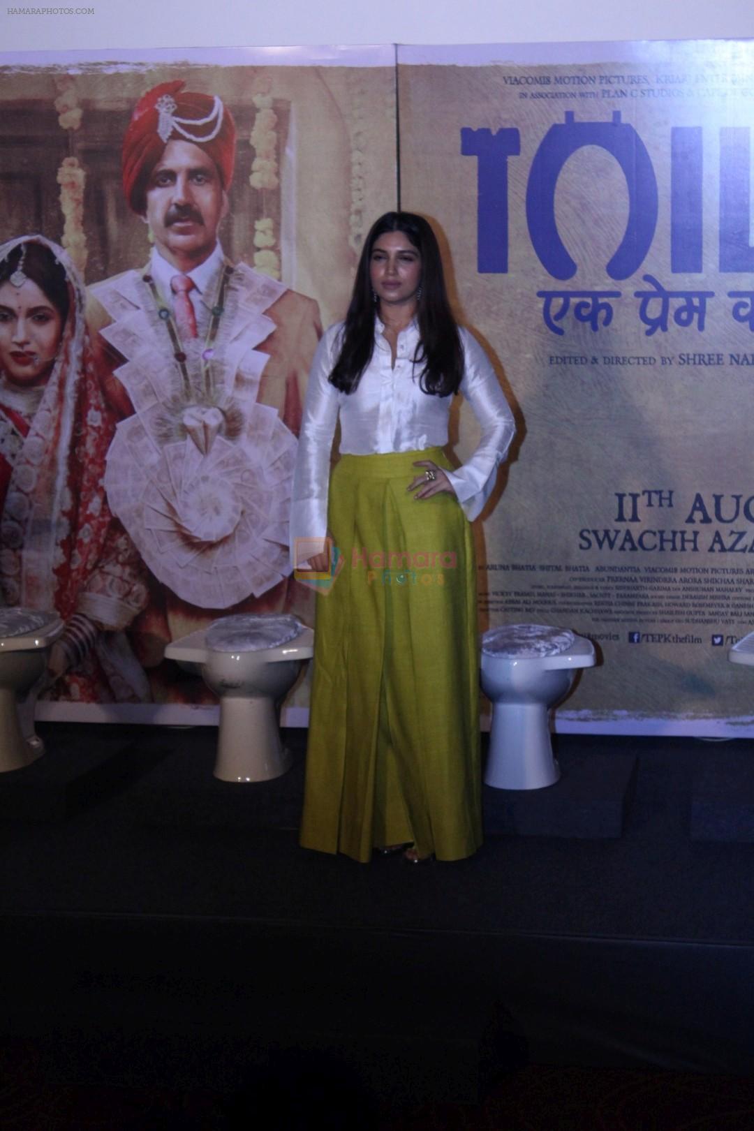 Bhumi Pednekar at the Media Interaction For Film Toilet-Ek Prem Katha on 27th July 2017