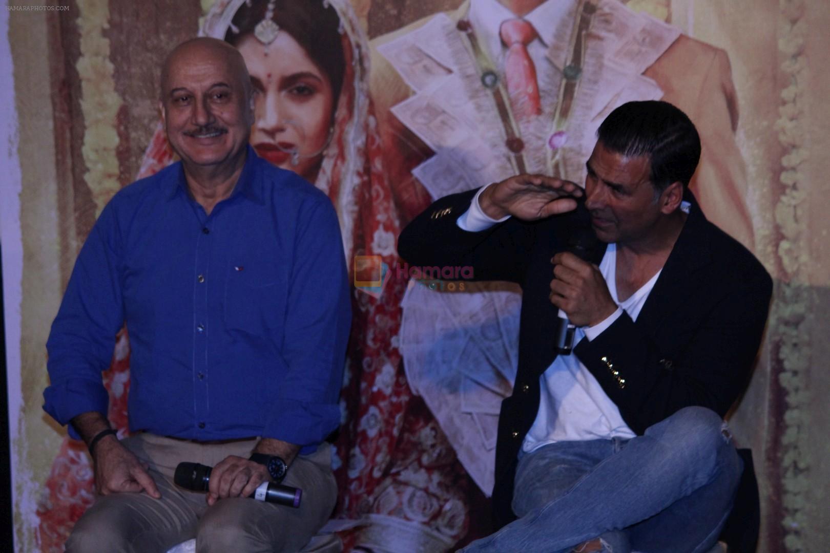 Akshay Kumar, Anupam Kher at the Media Interaction For Film Toilet-Ek Prem Katha on 27th July 2017
