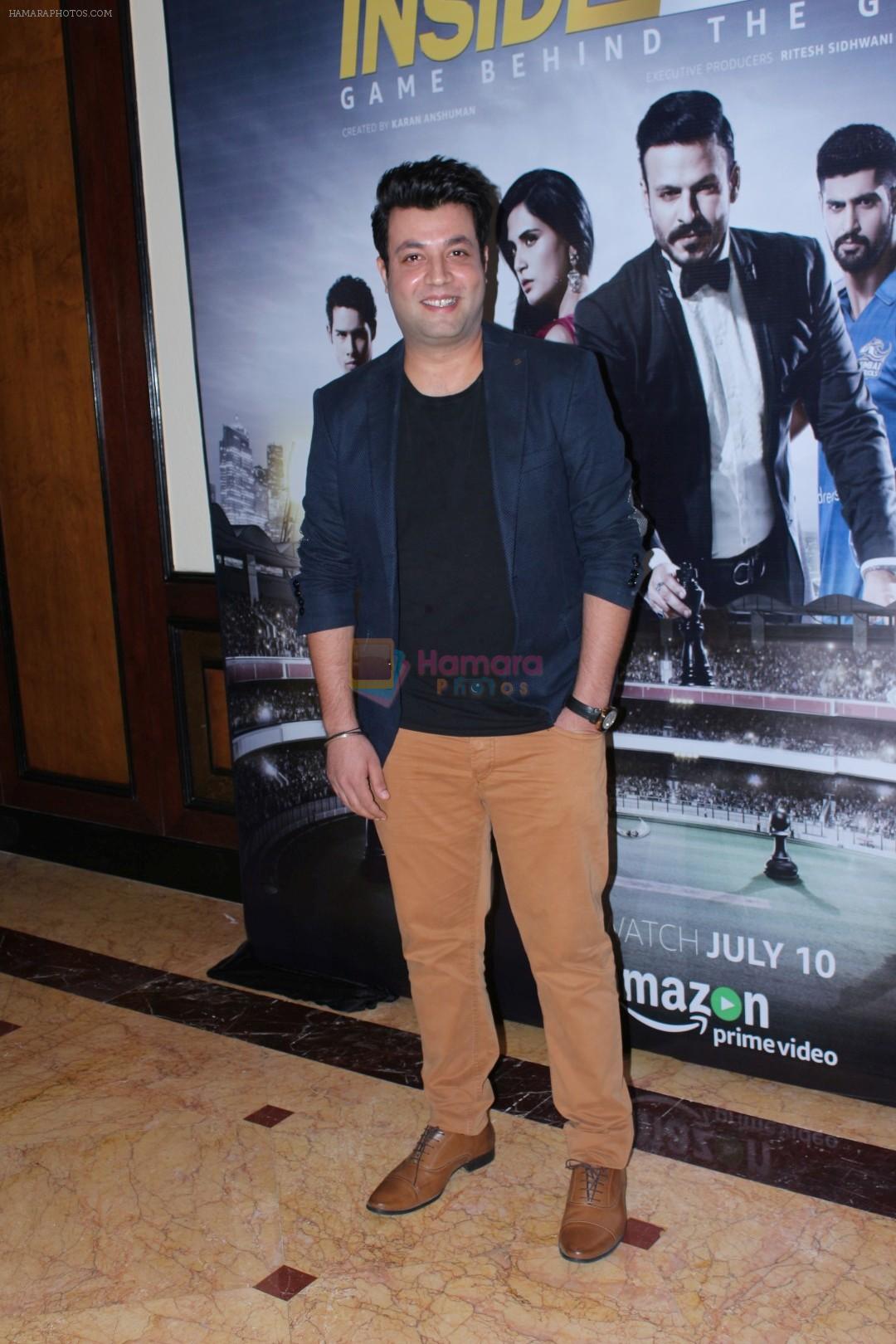 Varun Sharma at the Success Party of Web Series INSIDE EDGE on 29th July 2017