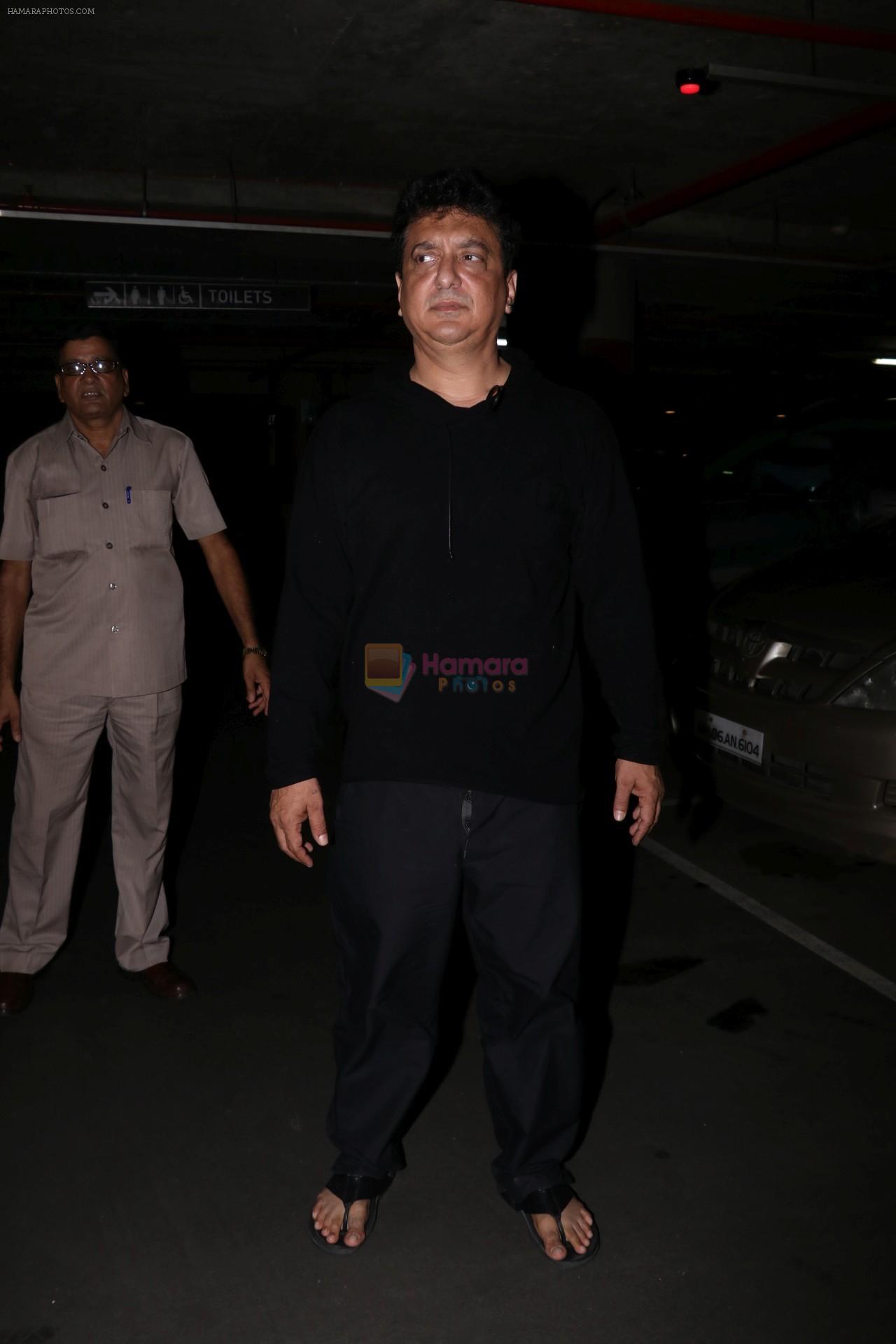 Sajid Nadiadwala spotted at airport on 29th July 2017