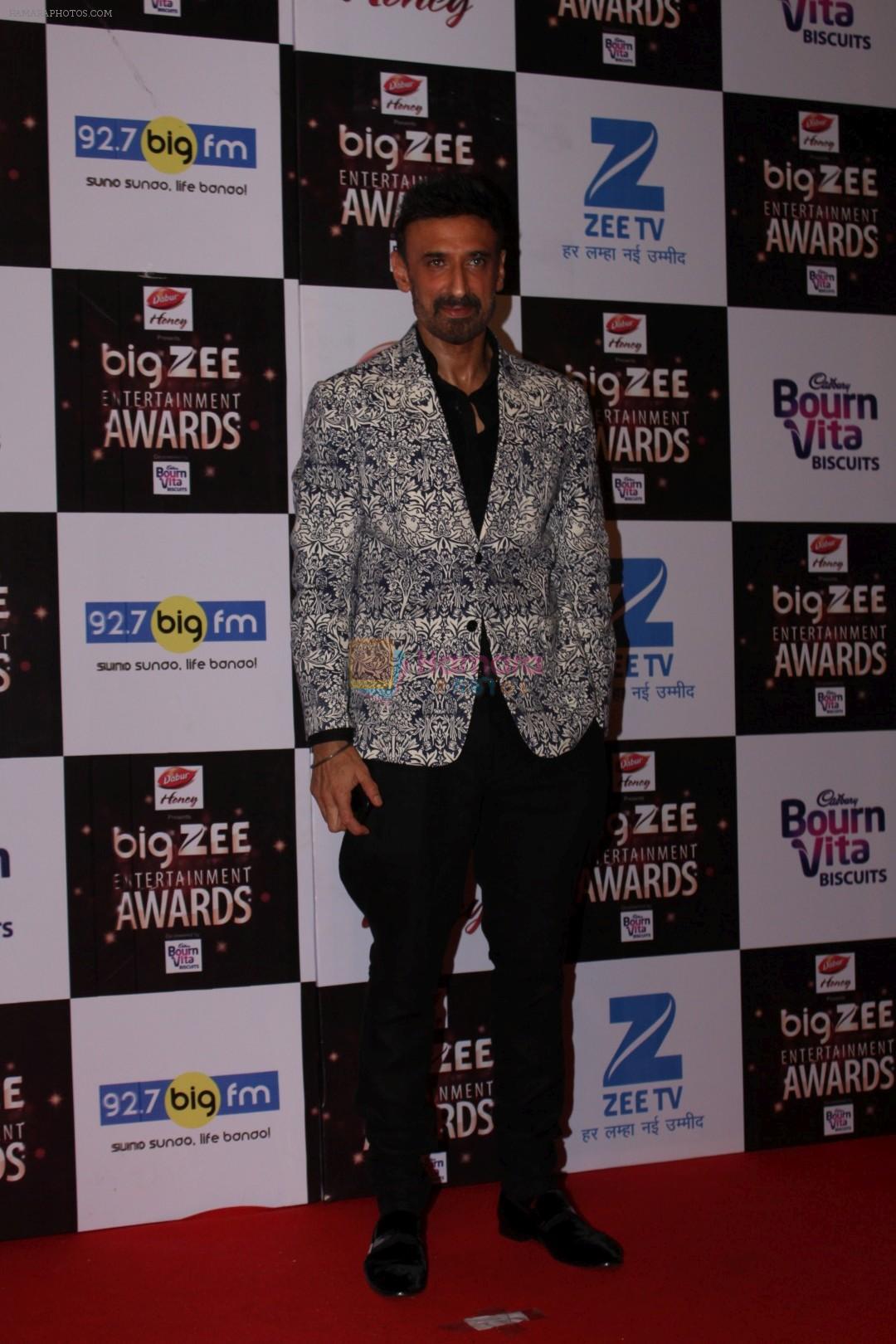 Rahul Dev At Red Carpet Of Big Zee Entertainment Awards 2017 on 29th July 2017