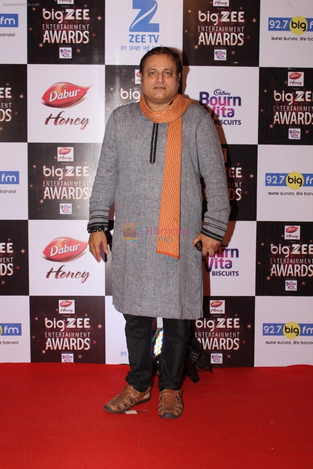 Manoj Joshi At Red Carpet Of Big Zee Entertainment Awards 2017 on 29th July 2017