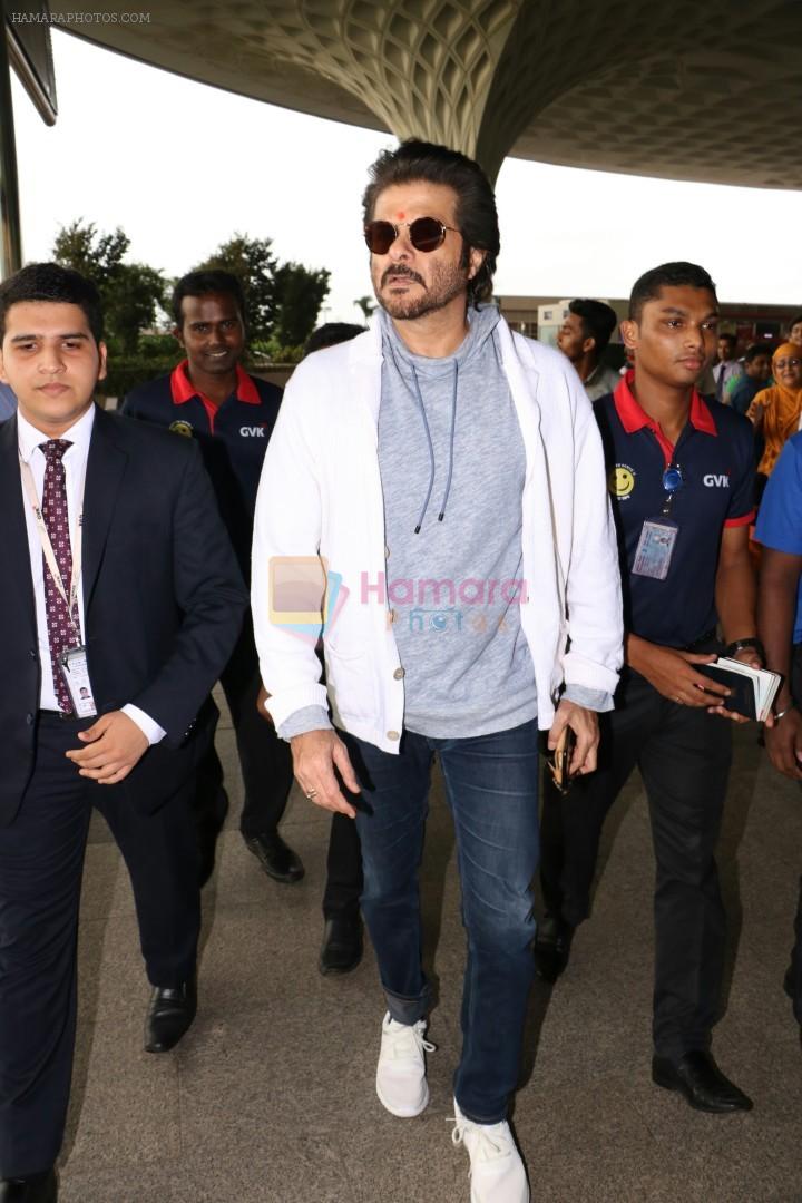 Anil Kapoor with Mubarakan team spotted at airport on 29th July 2017