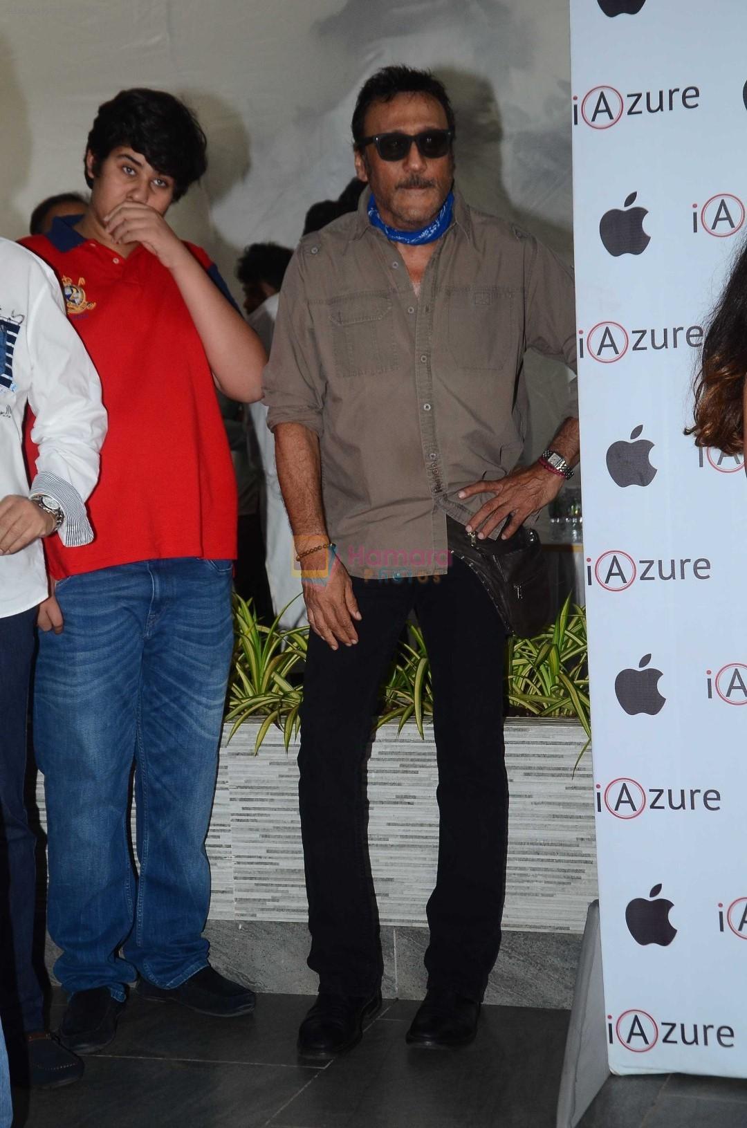 Jackie Shroff at the Launch OF Zanai Bhosle's iAzure, Apple Store on 30th July 2017