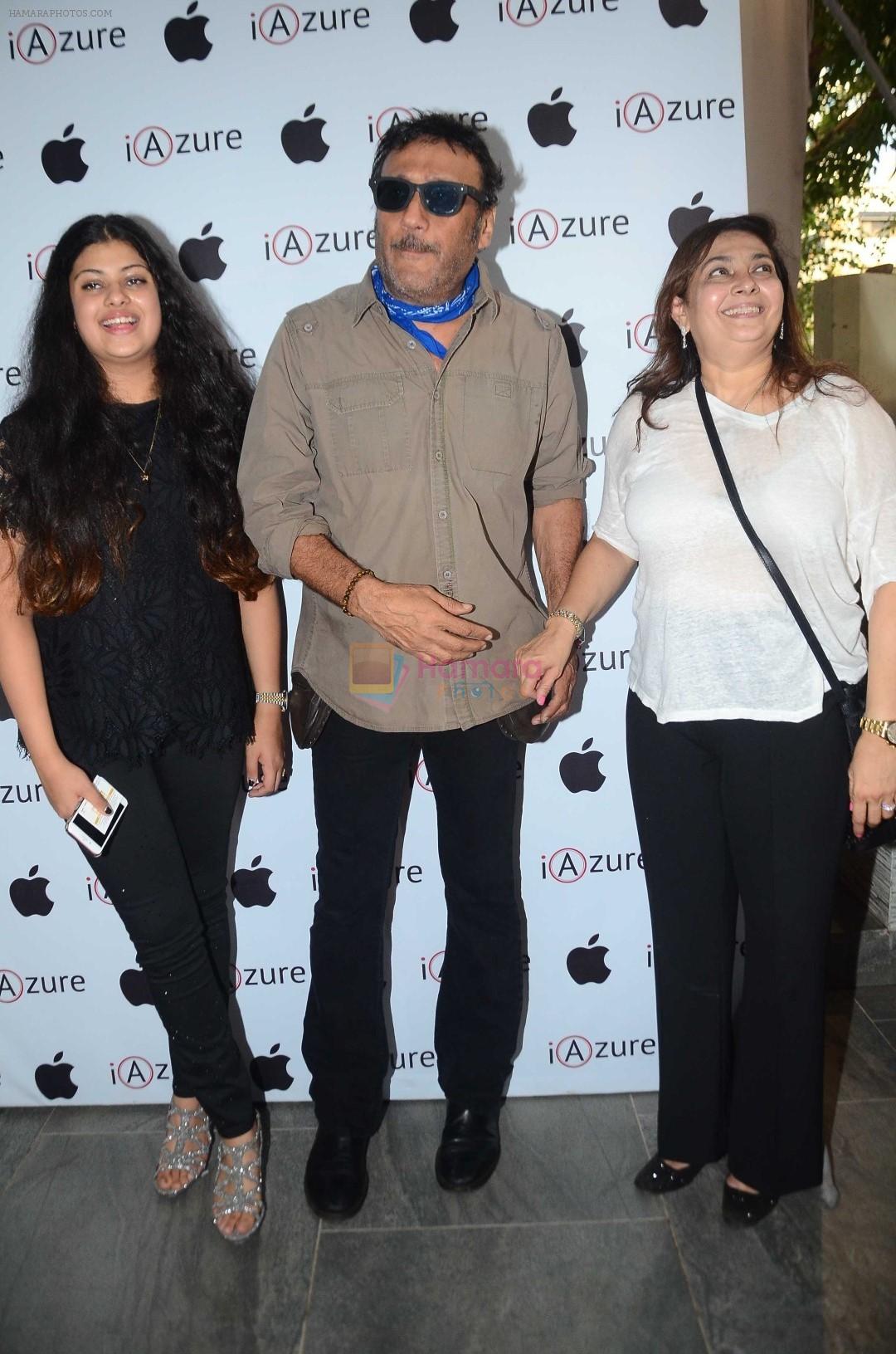 Jackie Shroff at the Launch OF Zanai Bhosle's iAzure, Apple Store on 30th July 2017