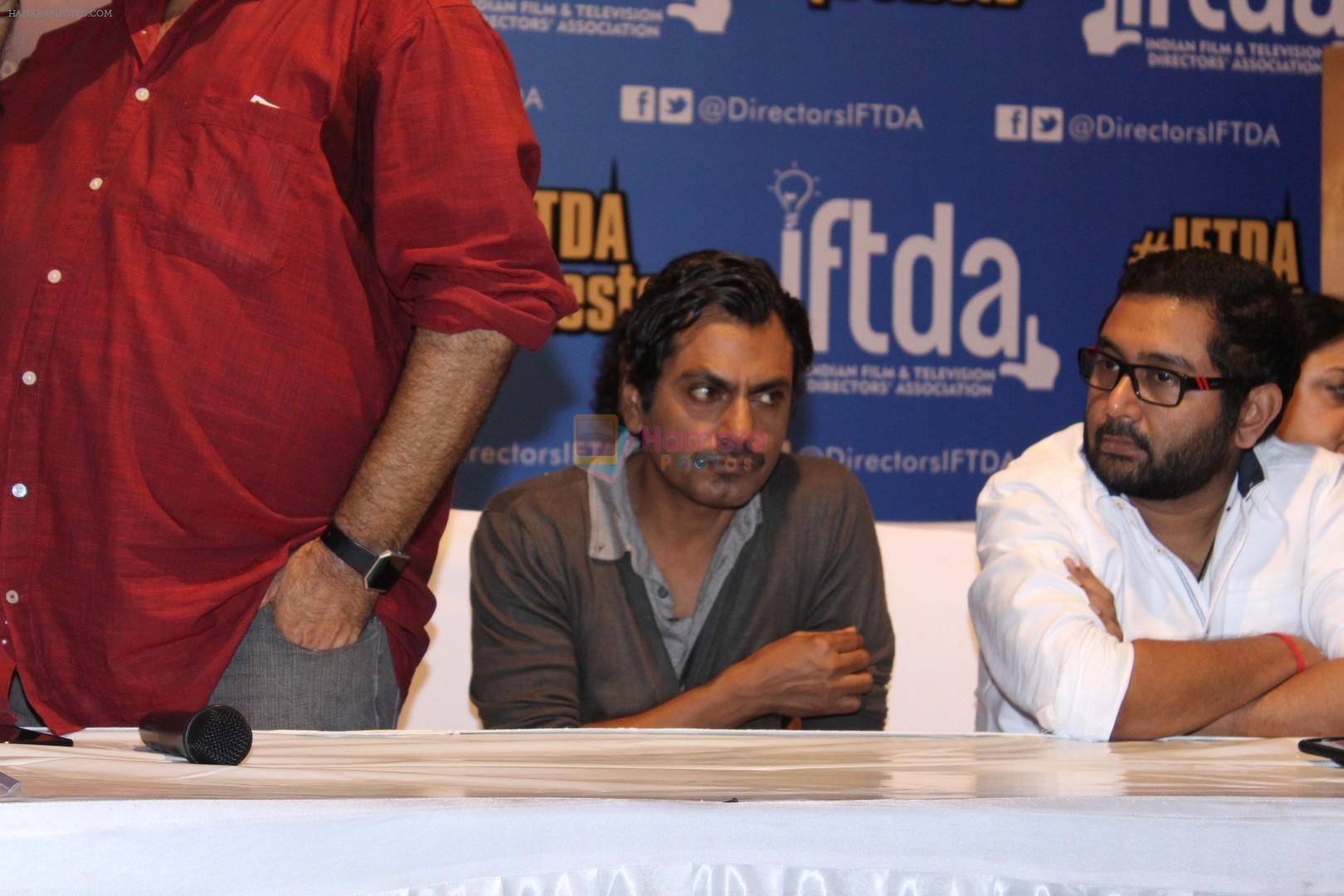 Nawazuddin Siddiqui At The Press Conference Along With Iftda (Indian Films & Tv Directors Association) on 2nd Aug 2017