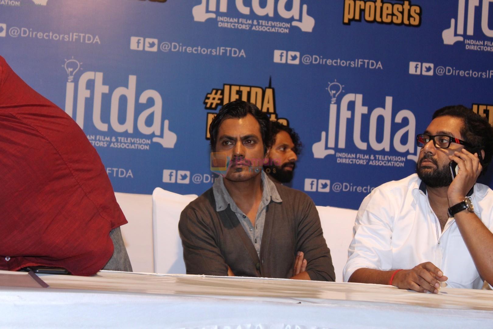 Nawazuddin Siddiqui At The Press Conference Along With Iftda (Indian Films & Tv Directors Association) on 2nd Aug 2017