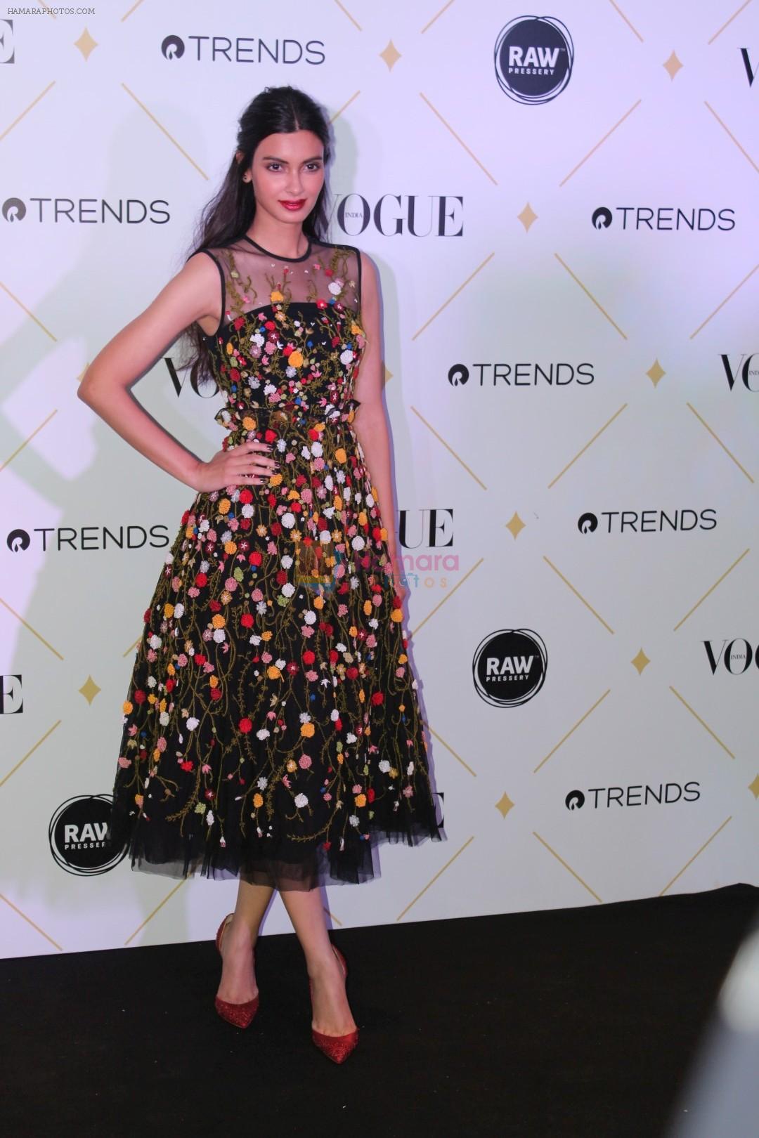 Diana Penty at The Red Carpet Of Vogue Beauty Awards 2017 on 2nd Aug 2017