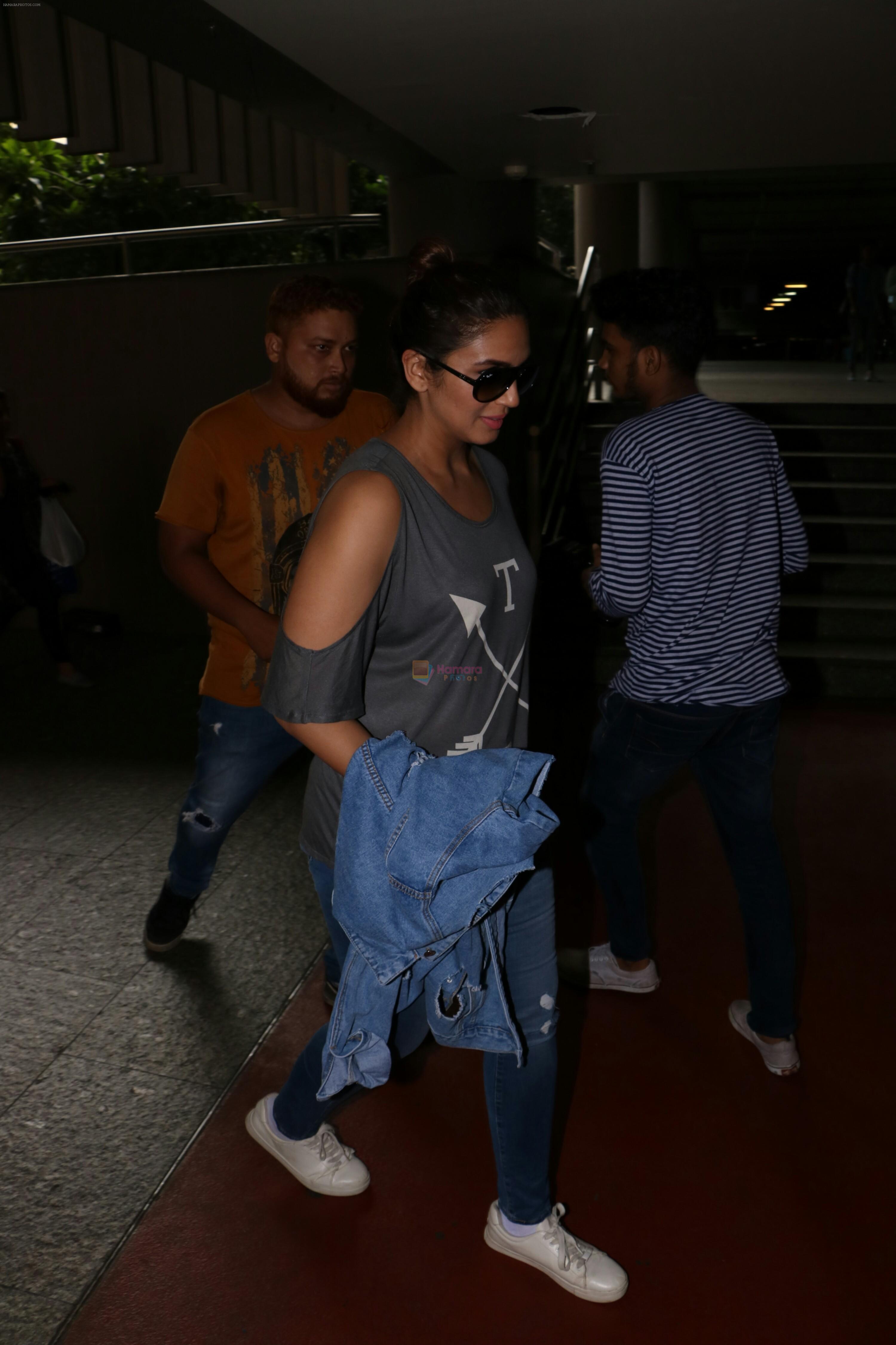 Huma Qureshi spotted at airport on 8th Aug 2017