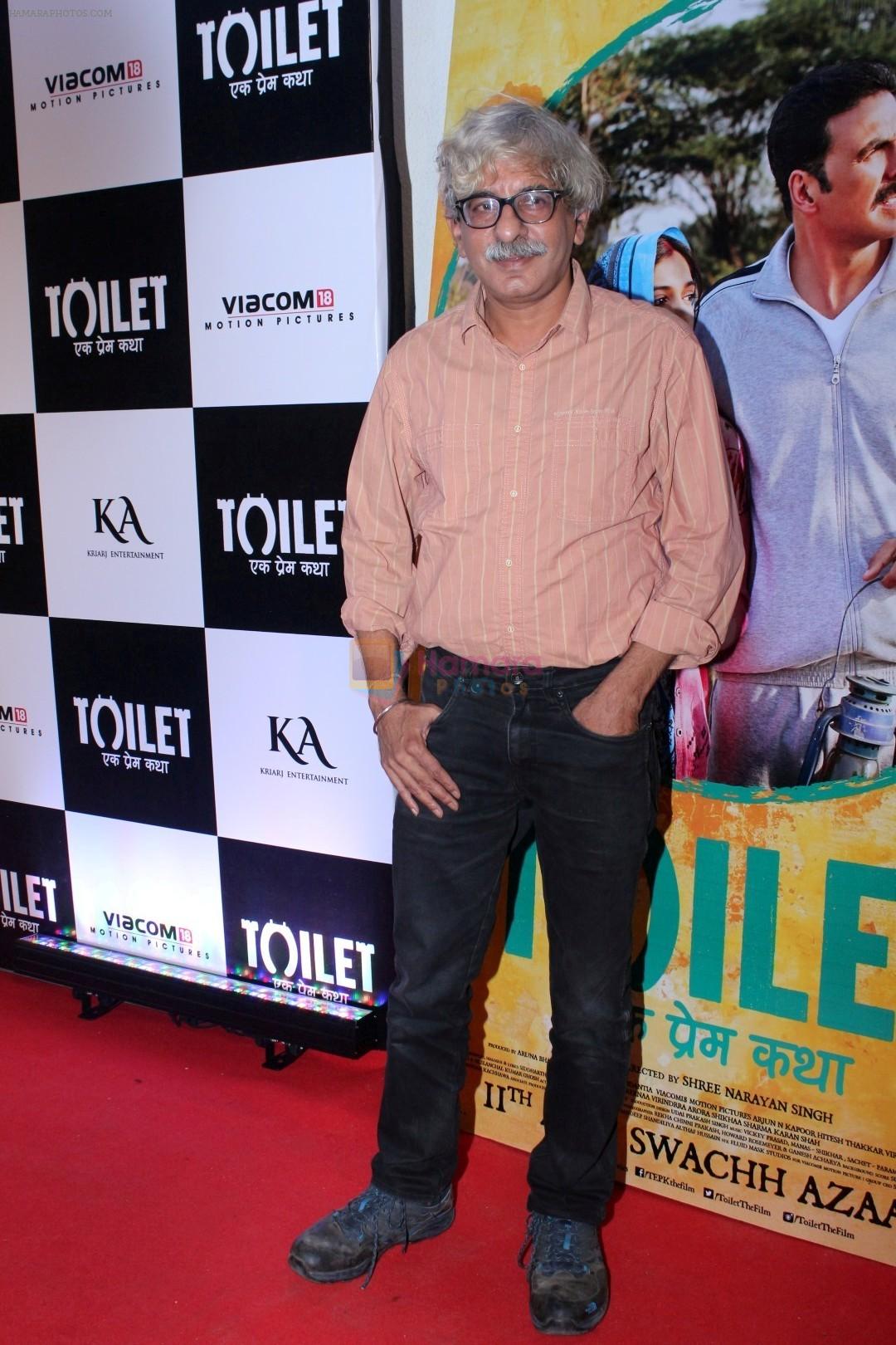 Sriram Raghavan at the Special Screening Of Film Toilet Ek Prem Katha on 10th Aug 2017