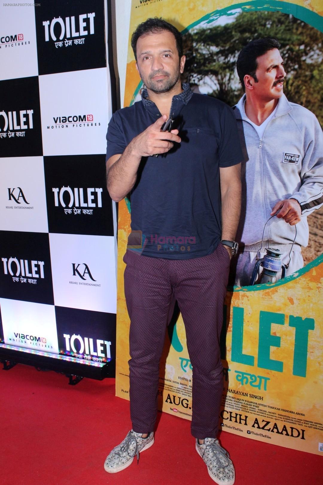 Atul Kasbekar at the Special Screening Of Film Toilet Ek Prem Katha on 10th Aug 2017