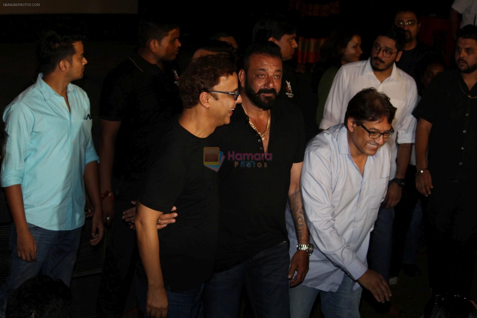 Sanjay Dutt, Vidhu Vinod Chopra at the Trailer Launch Of Film Bhoomi on 10th Aug 2017
