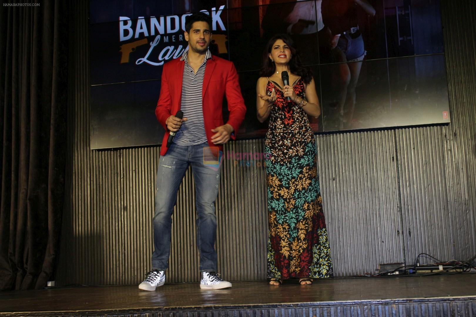 Sidharth Malhotra, Jacqueline Fernandez at the Song Launch Of Film A Gentleman on 15th Aug 2017