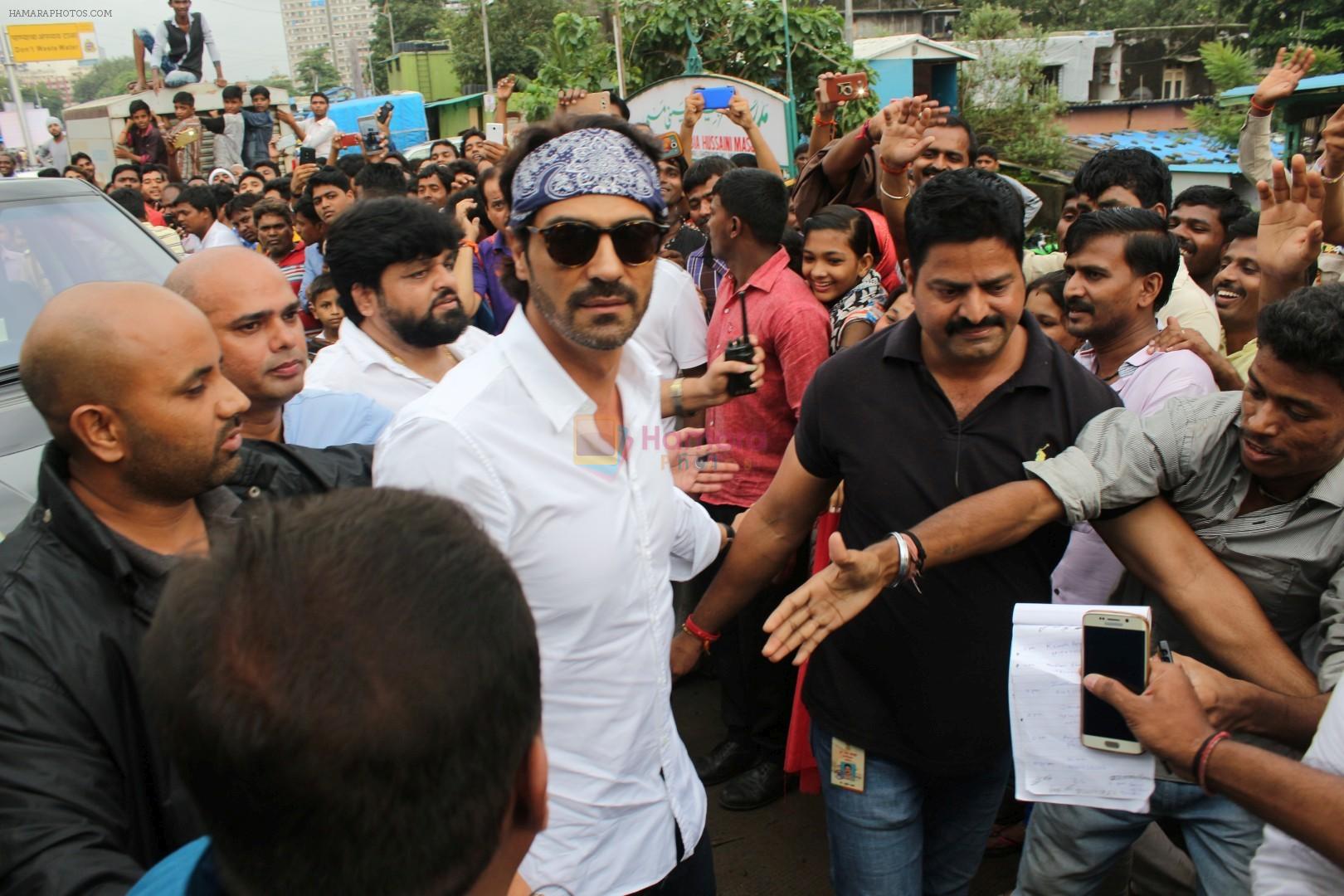 Arjun Rampal at the Song Launch Of Film Daddy In Dahi Handi Celebration on 15th Aug 2017