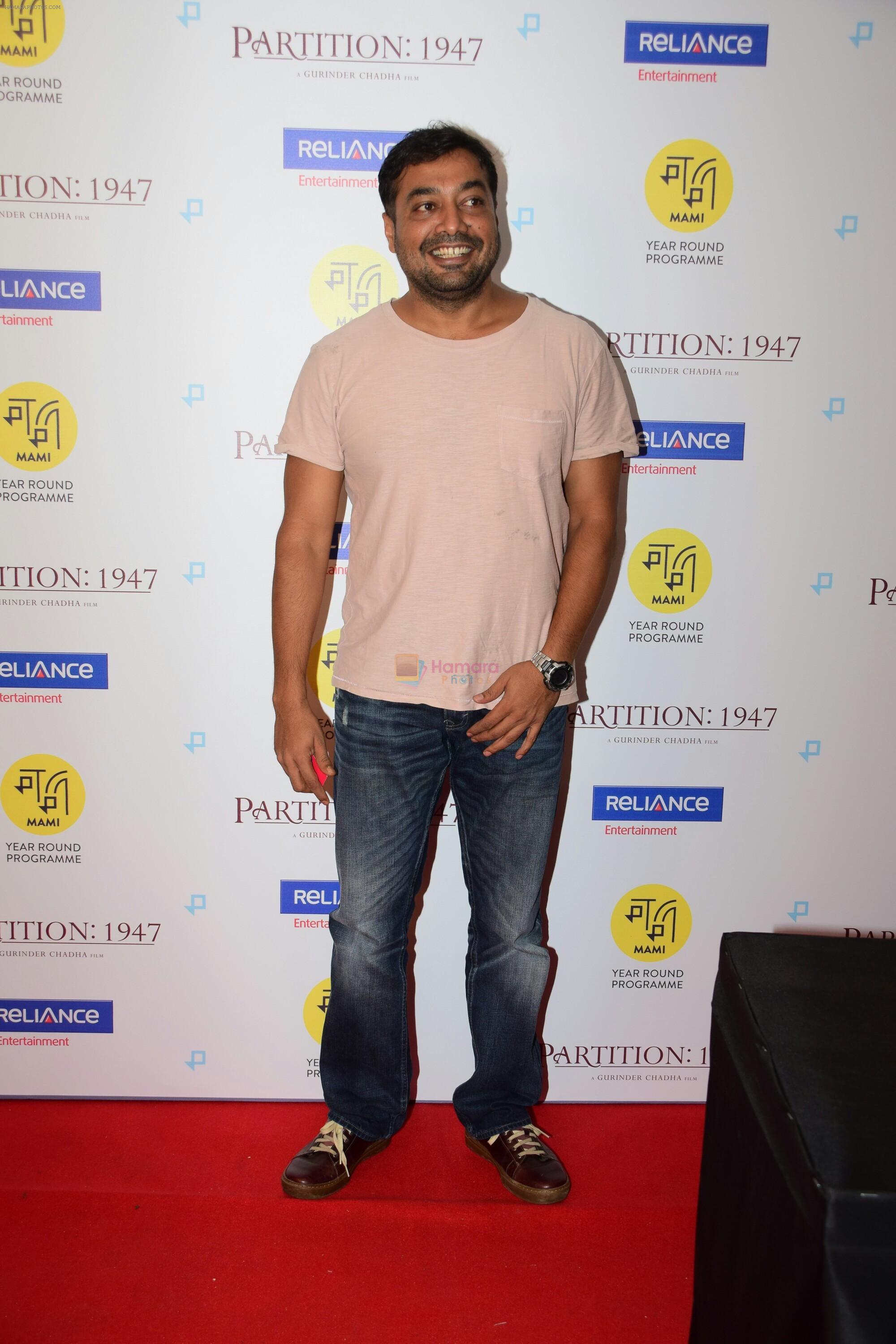 Anurag Kashyap at the Screening Of Film Partition 1947 on 15th Aug 2017