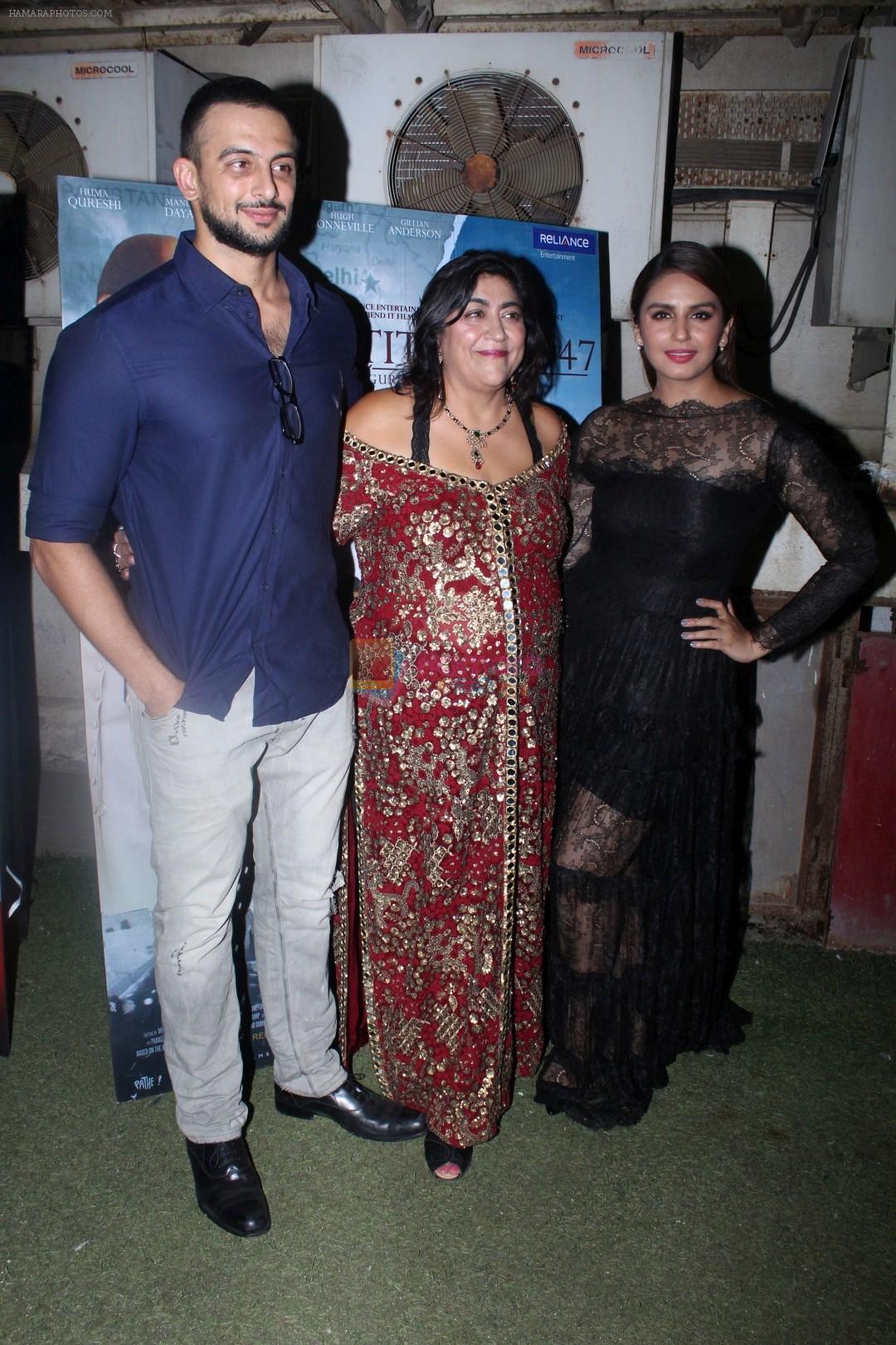 Arunoday Singh, Huma Qureshi, Gurinder Chadha at the Special Screening Of Film Partition 1947 on 17th Aug 2017