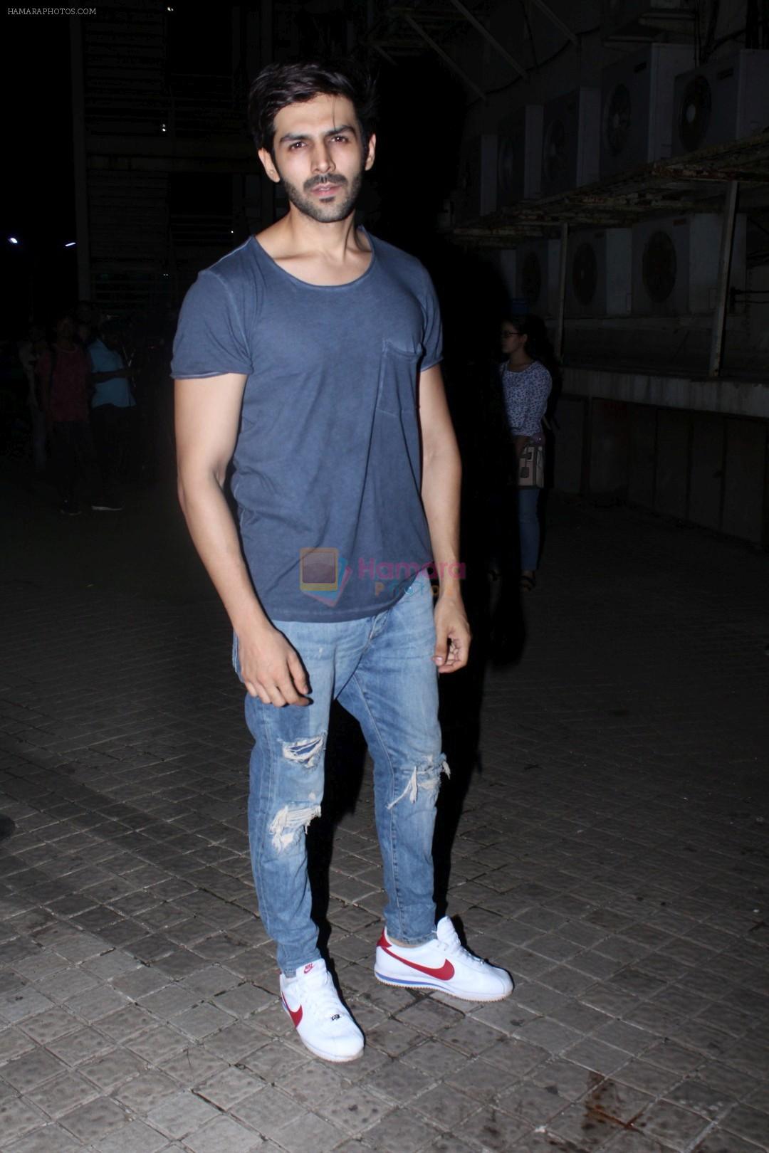 Kartik Aaryan at the Special Screening Of Film Partition 1947 on 17th Aug 2017
