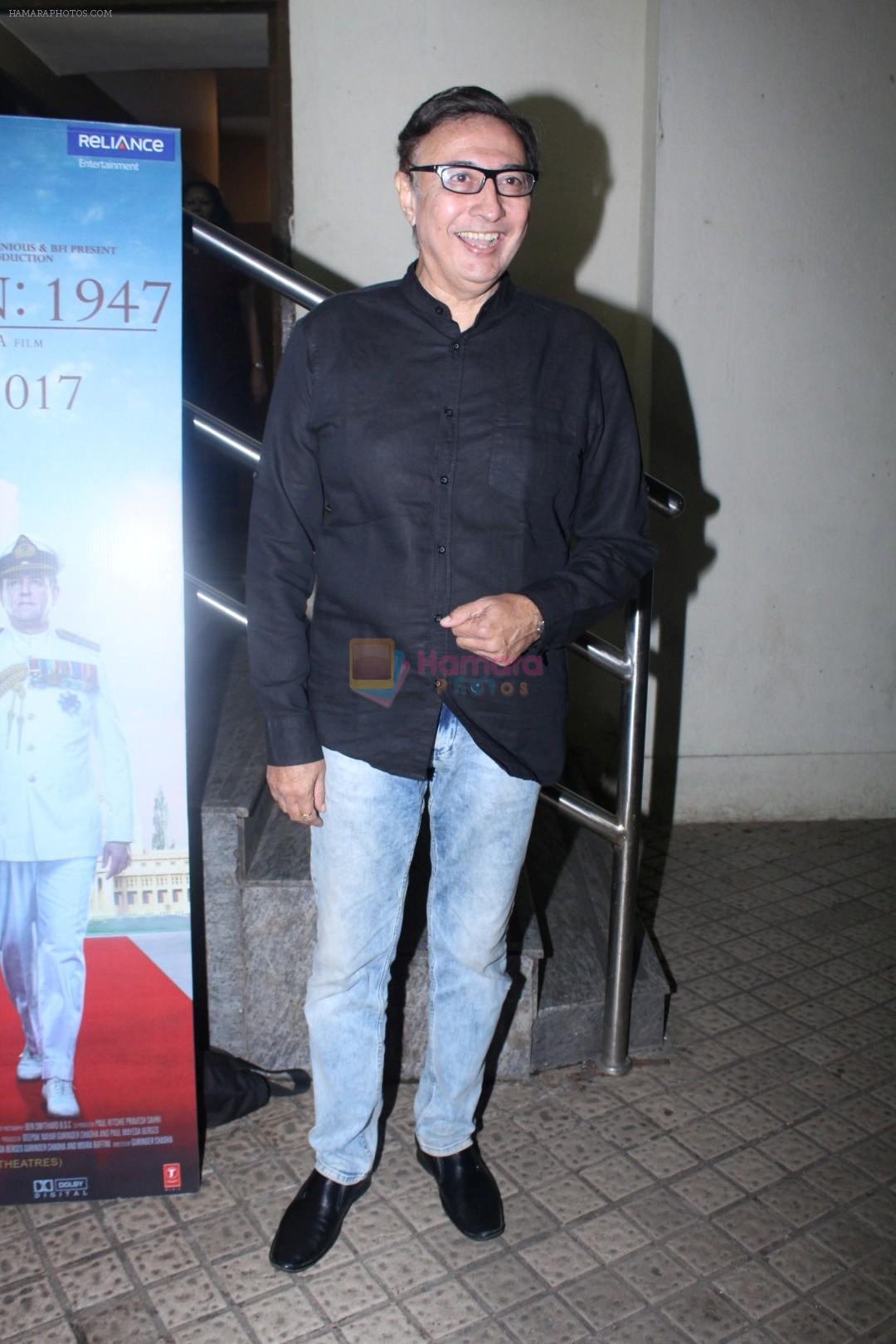 Anang Desai at the Special Screening Of Film Partition 1947 on 17th Aug 2017