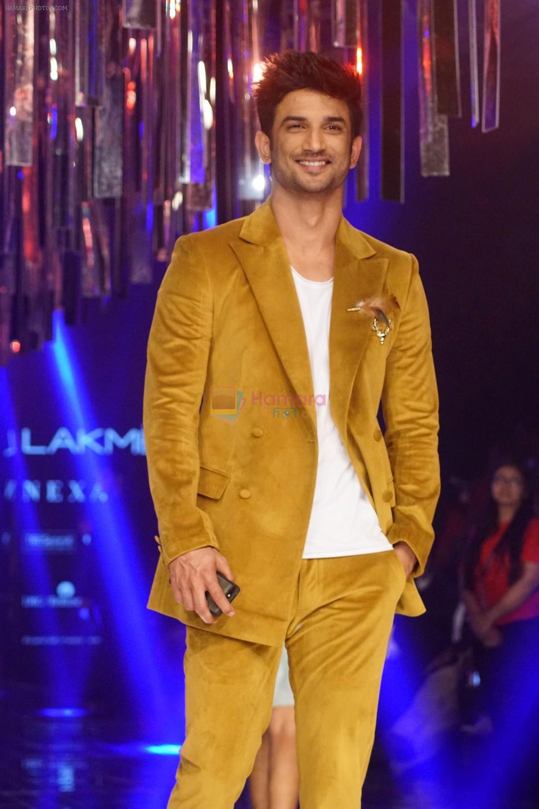 Sushant Singh Rajput as Guest For Manish Malhotra At LFW Winter Festive 2017 on 20th Aug 2017