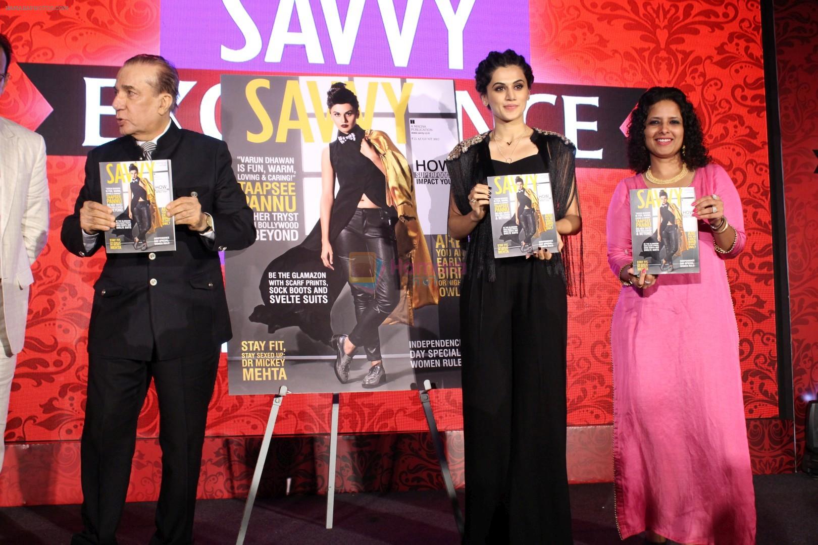 Taapsee Pannu At SAVVY Excellence Award on 21st Aug 2017