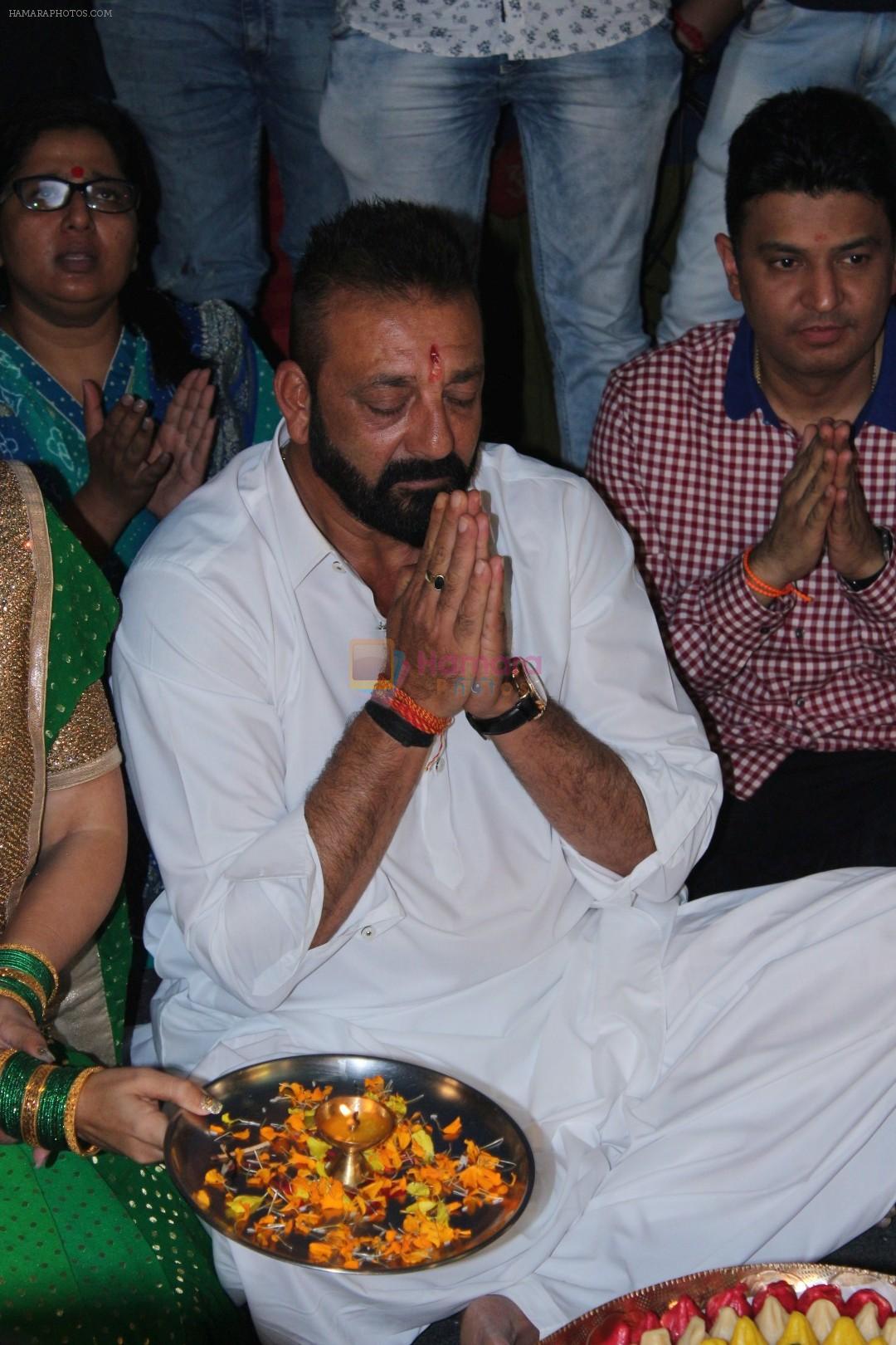 Sanjay Dutt At T Series For Celebration Of Ganesh Chaturthi on 25th Aug 2017