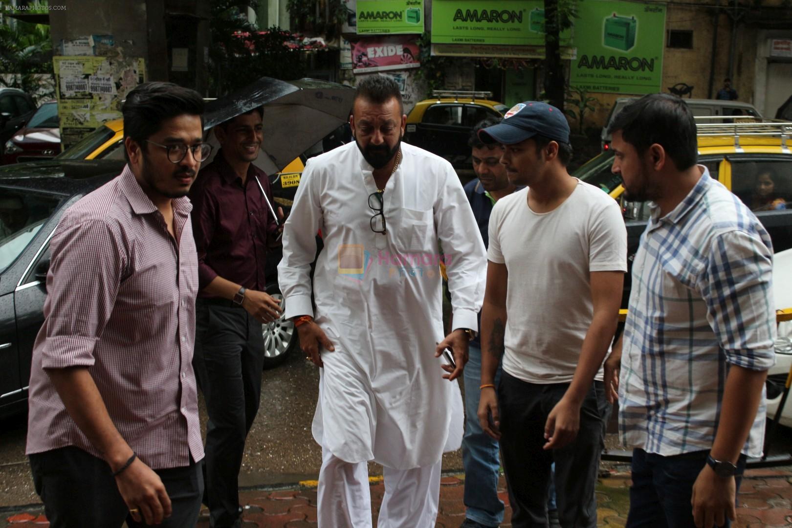 Sanjay Dutt Spotted At FEVER 104 FM For Promoting Film Bhoomi on 28th Aug 2017