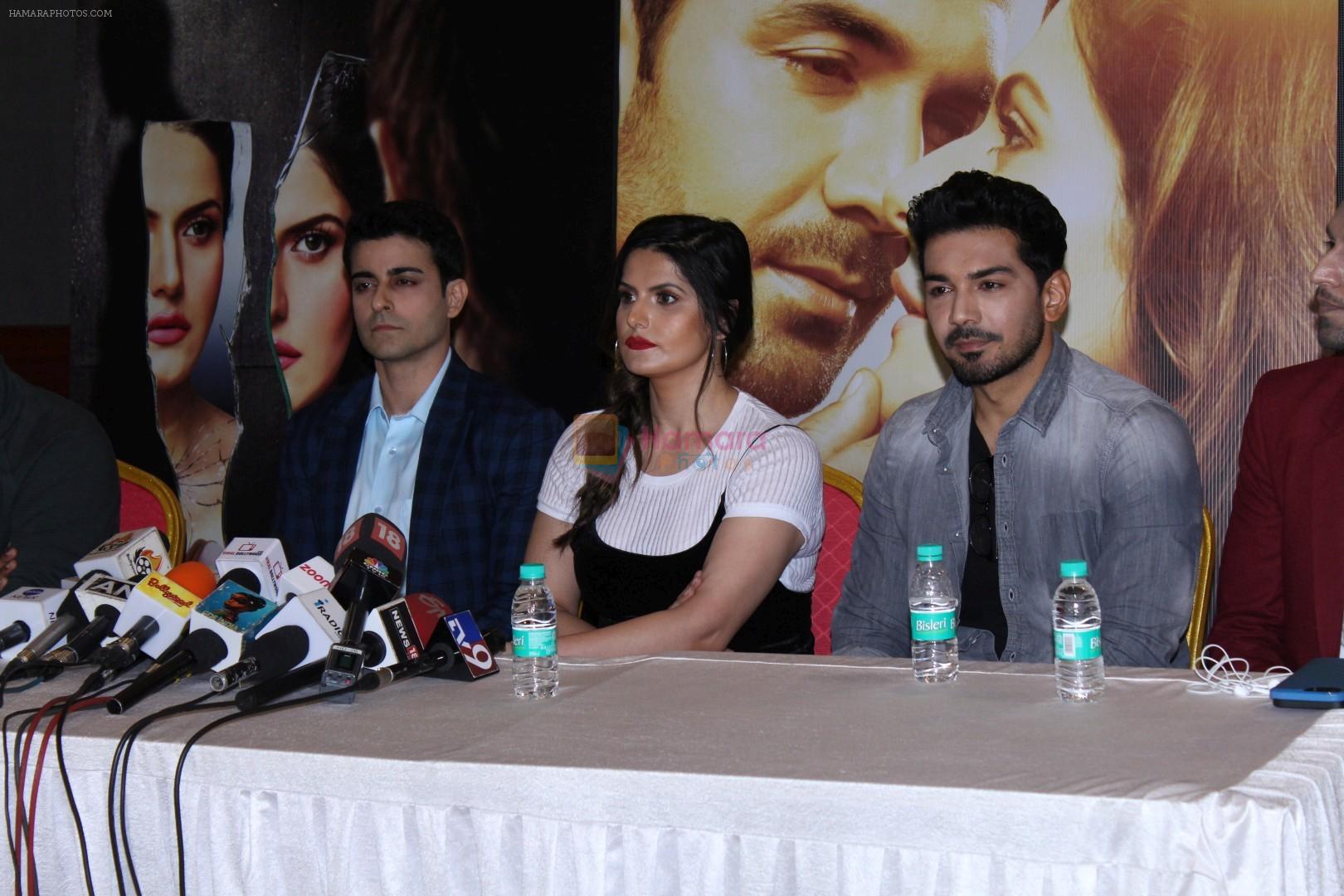 Zareen Khan, Gautam Rode, Abhinav Shukla at The Trailer Launch Of Aksar 2 on 28th Aug 2017