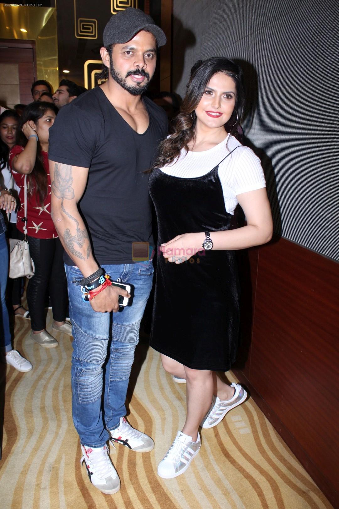 Zareen Khan, Sreesanth at The Trailer Launch Of Aksar 2 on 28th Aug 2017