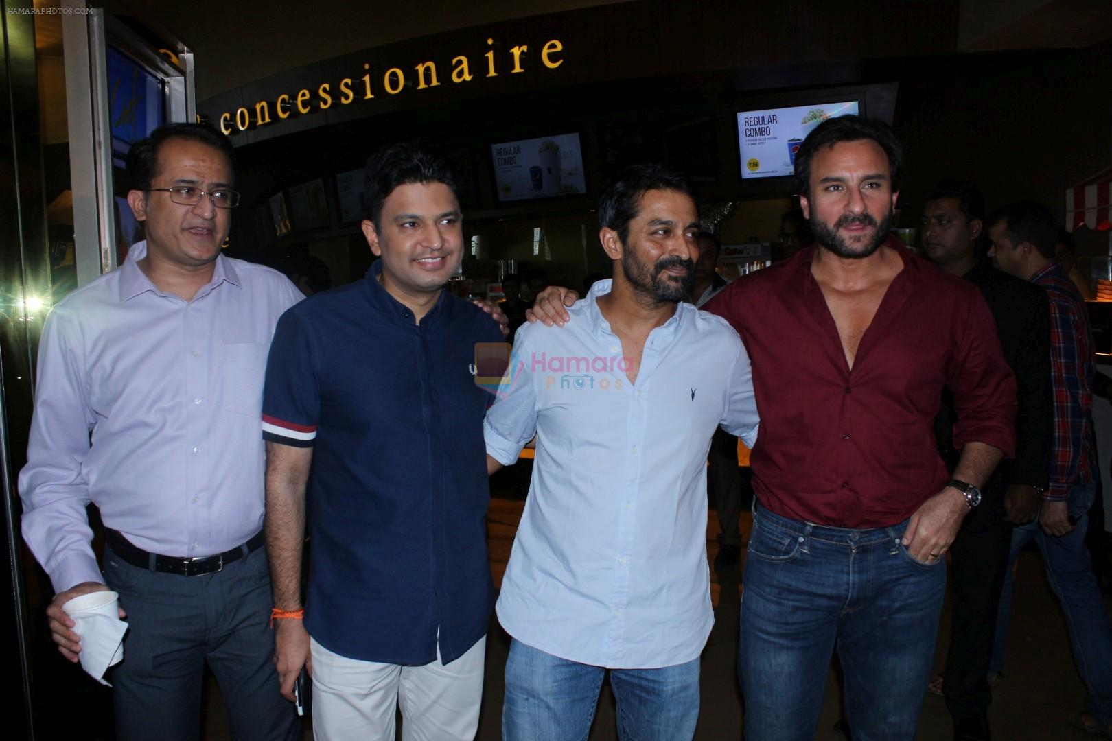 Saif Ali Khan, Raja Krishna Menon, Bhushan Kumar, Vikram Malhotra at the Trailer Launch Of Film Chef on 31st Aug 2017