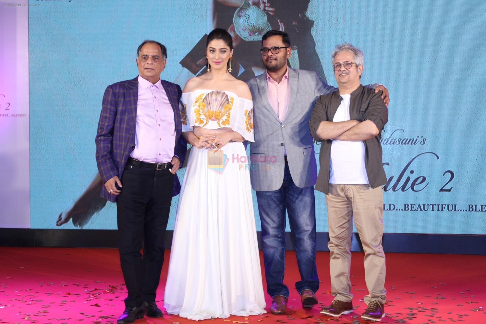 Pahlaj Nihalani, Raai Laxmi, Deepak Shivdasani at the Trailer Launch Of Film Julie 2 on 4th Sept 2017