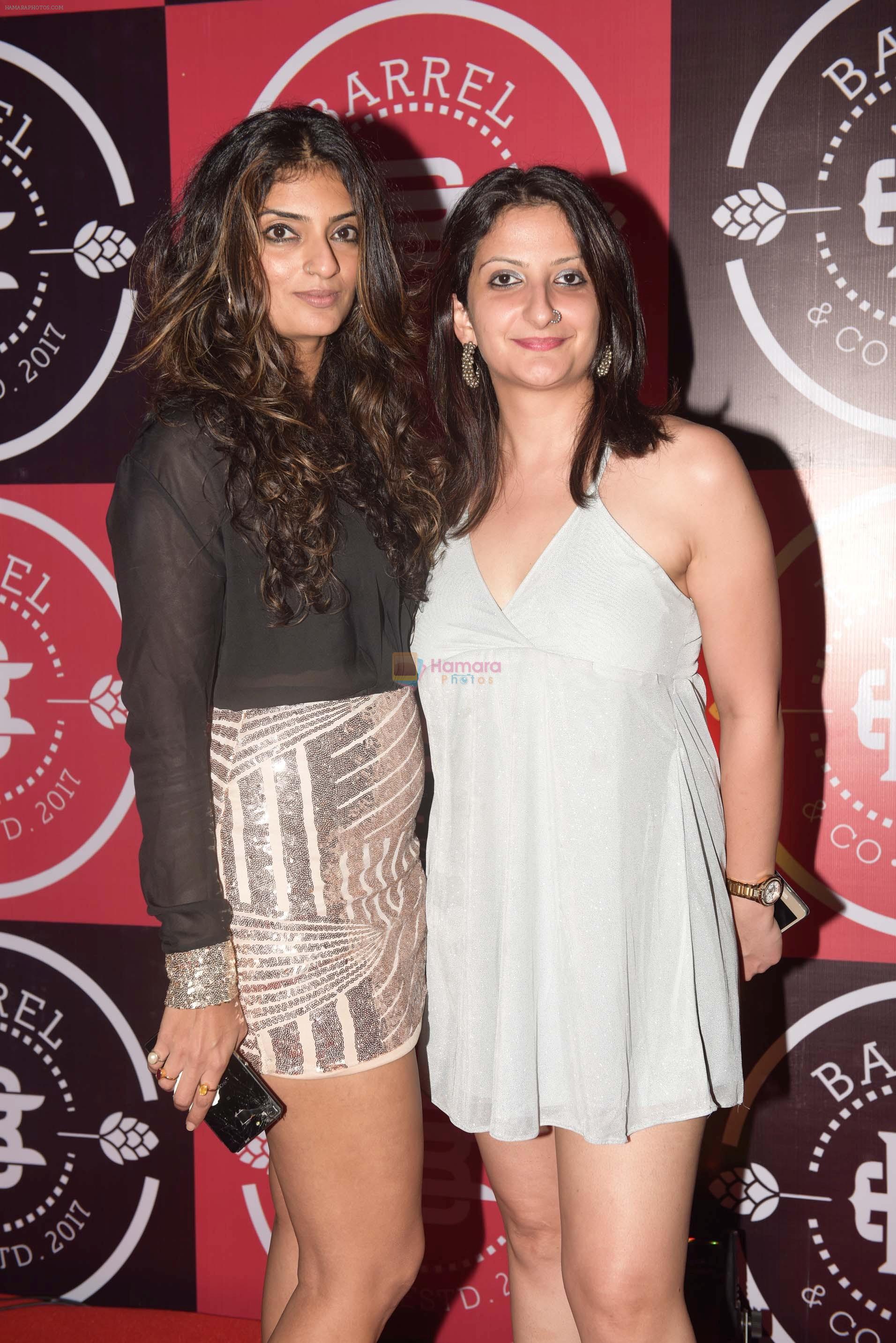 Shweta Menon and Sunaeyaa Kapur at the Launch Party of Barrel & Co on 7th Sept 2017