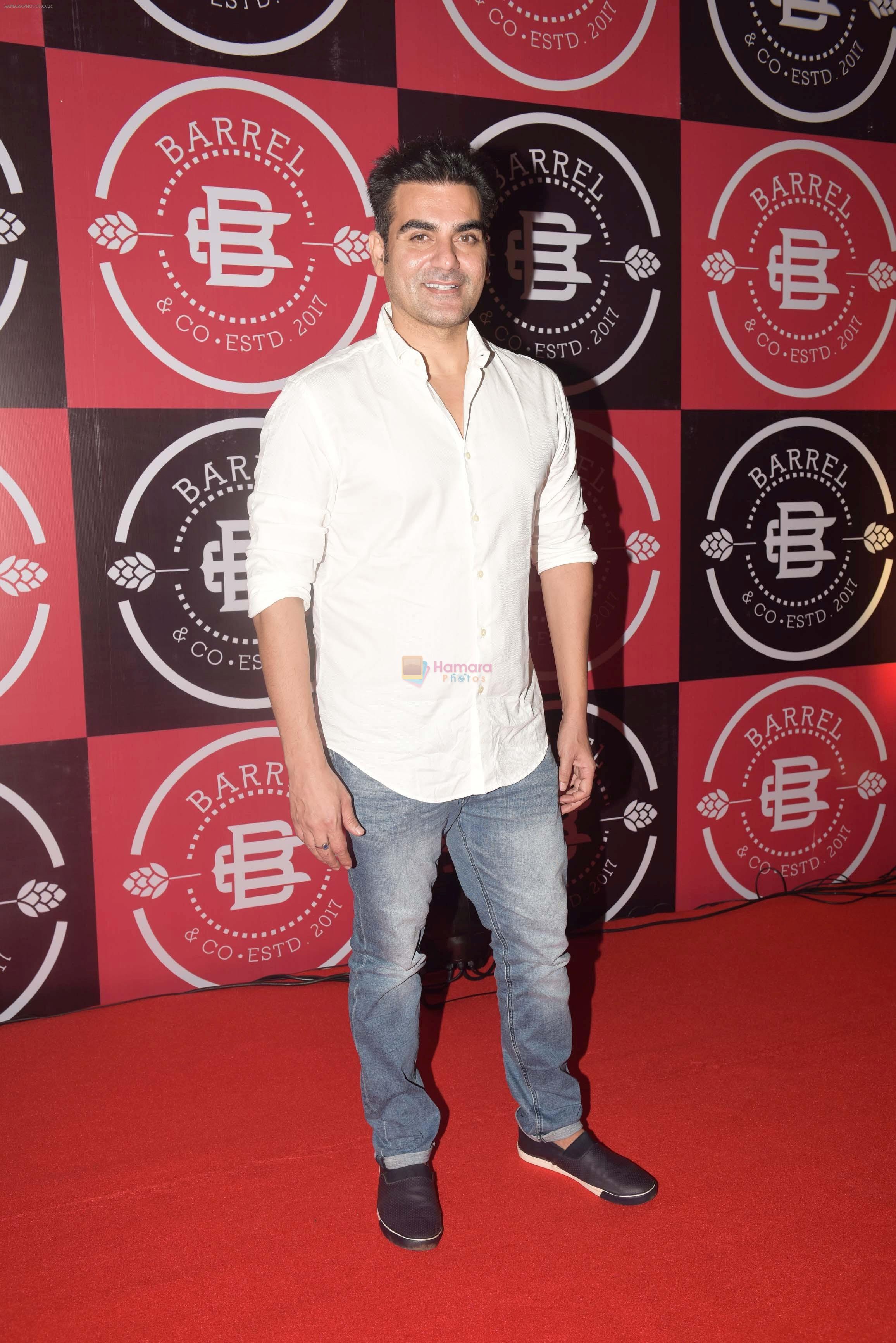 Arbaaz Khan at the Launch Party of Barrel & Co on 7th Sept 2017