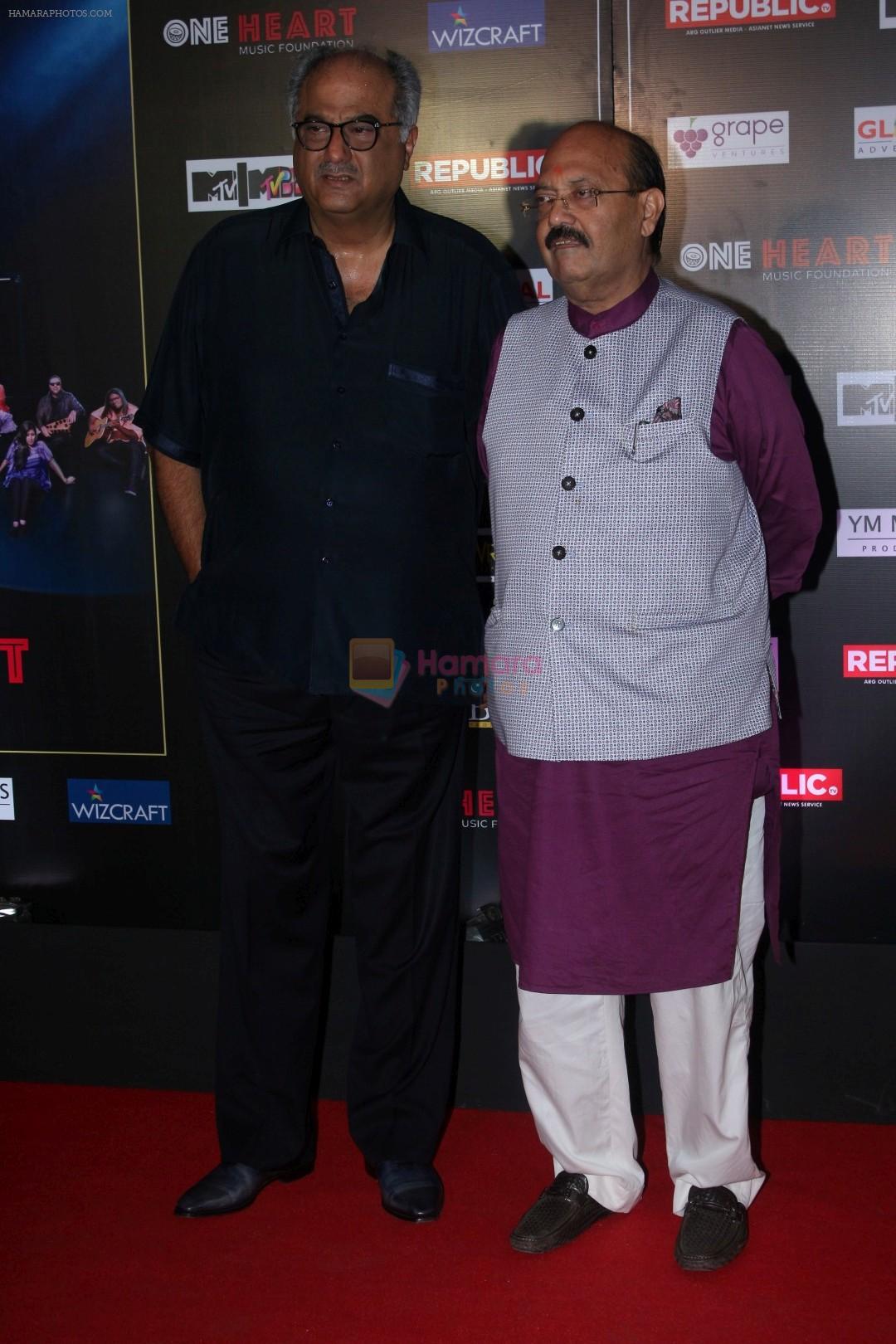 Boney Kapoor at the Premiere Of Music Maestro A.R. Rahman One Heart - A Concert Film on 7th Sept 2017