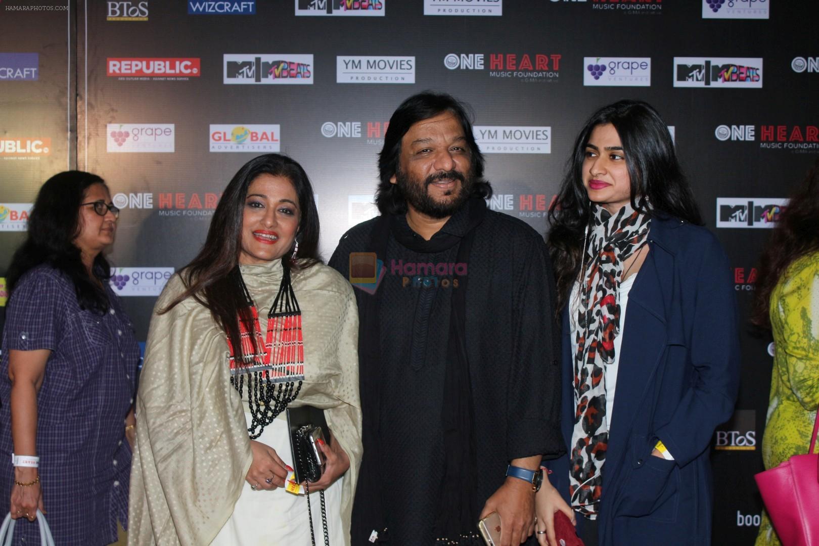Sonali Rathod, Roop Kumar Rathod at the Premiere Of Music Maestro A.R. Rahman One Heart - A Concert Film on 7th Sept 2017