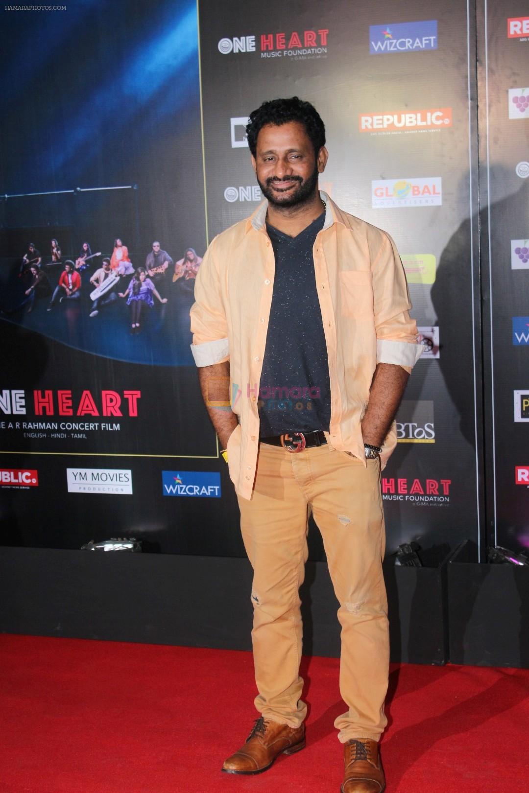 Rsul Pookutty at the Premiere Of Music Maestro A.R. Rahman One Heart - A Concert Film on 7th Sept 2017