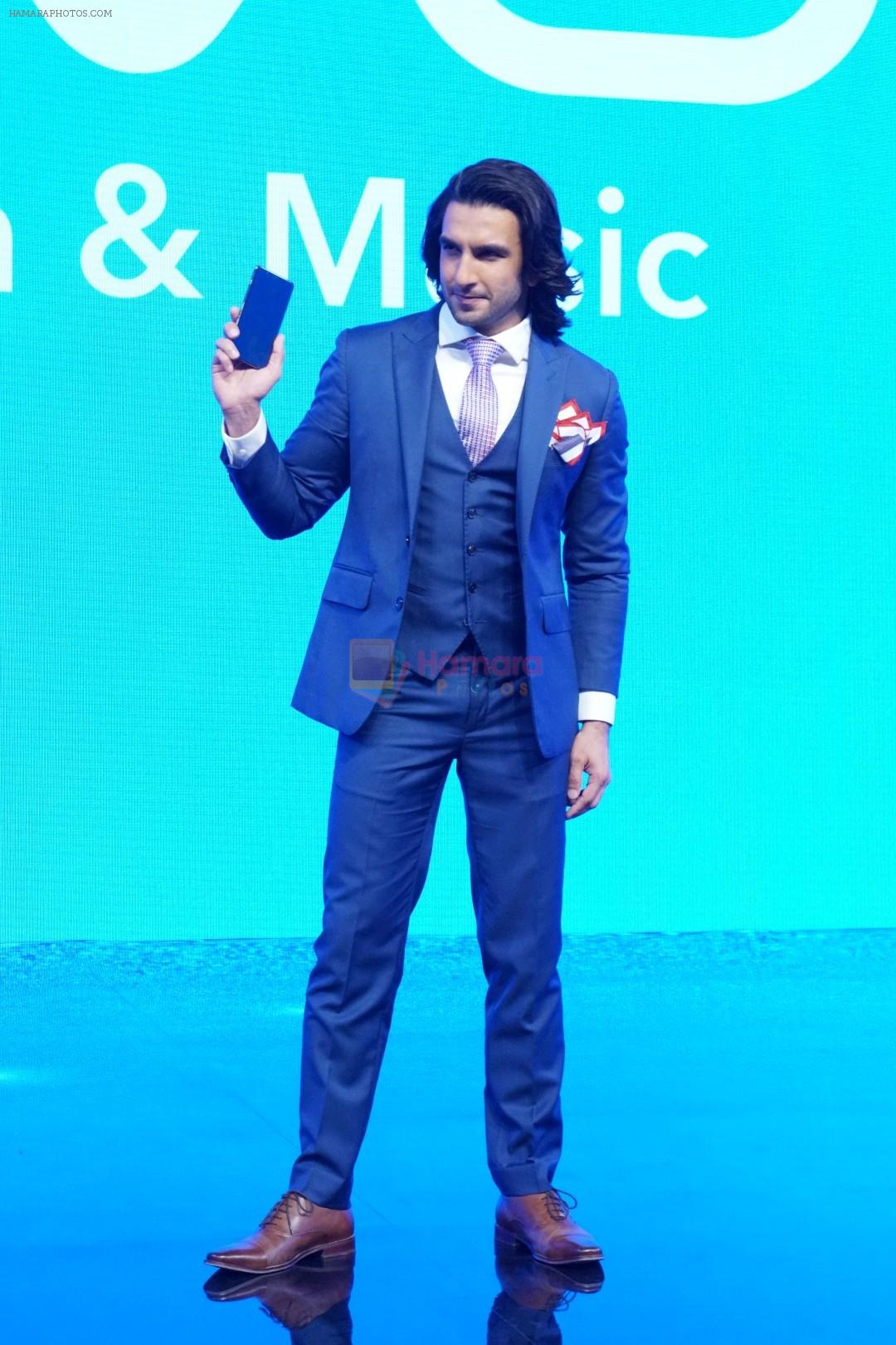 Ranveer Singh at the Launch Of Vivo V7+ Flagship Device on 7th Sept 2017