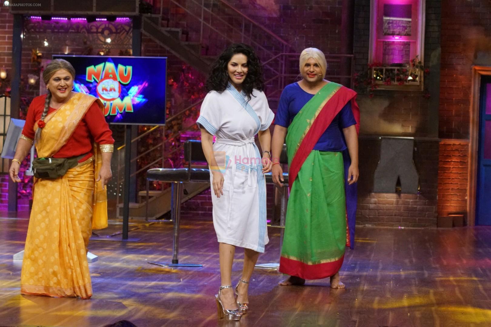 Sunny Leone Visit At Tv Show The Drama Company on 13th Sept 2017