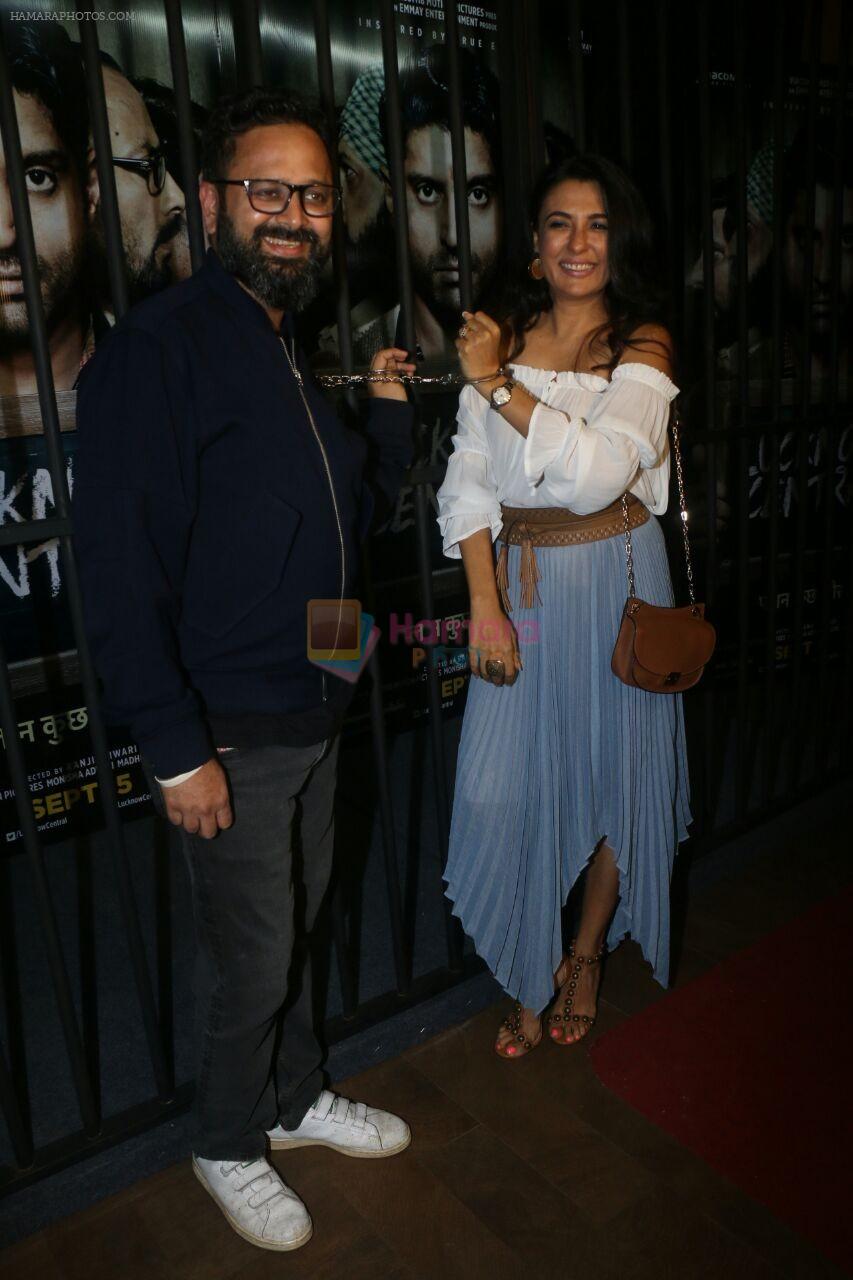 Nikkhil Advani, Mini Mathur at the Special Screening Of Film Lucknow Central on 13th Sept 2017