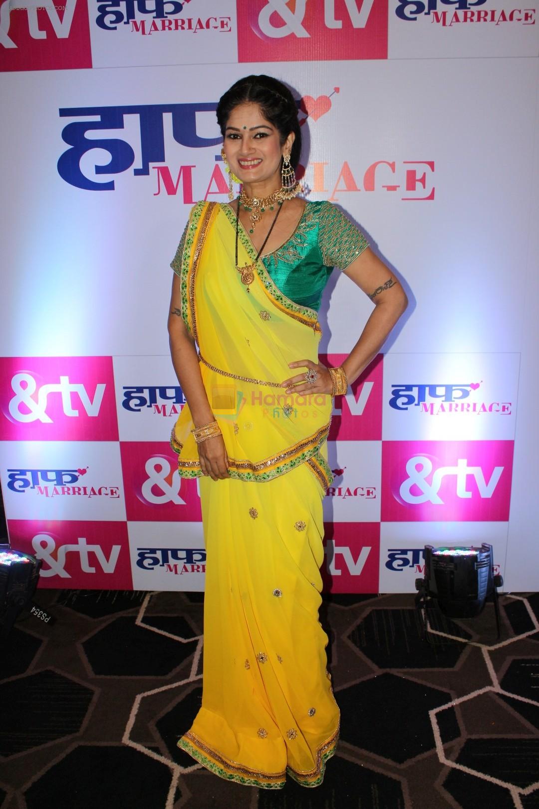 Resham Tipnis at the Launch Of &TV New Show Half Marriage on 14th Sept 2017