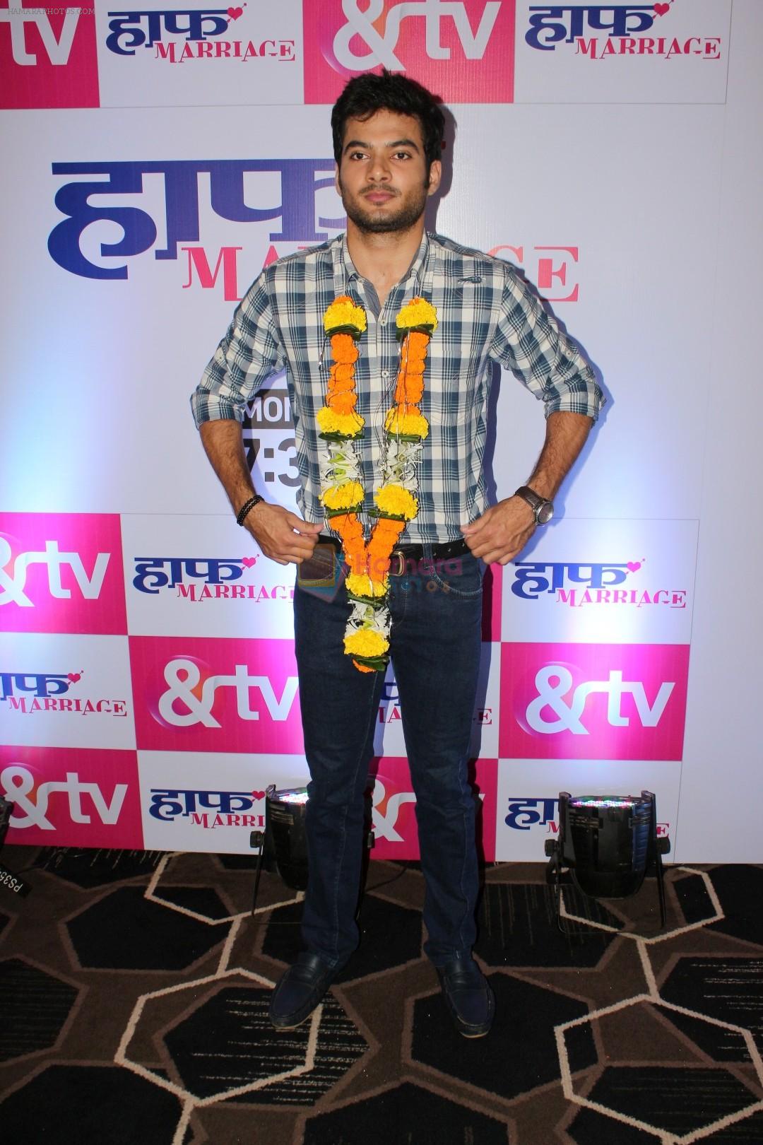 Tanuj Miglani at the Launch Of &TV New Show Half Marriage on 14th Sept 2017