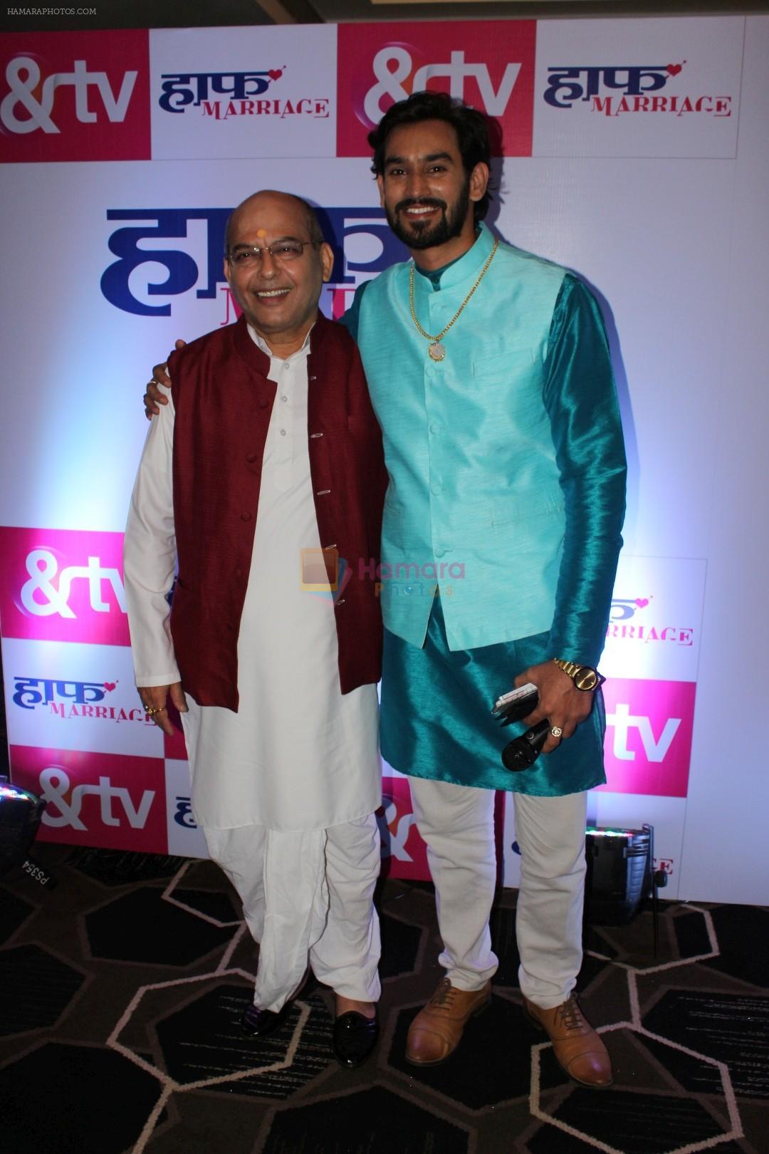 Muni Jha at the Launch Of &TV New Show Half Marriage on 14th Sept 2017