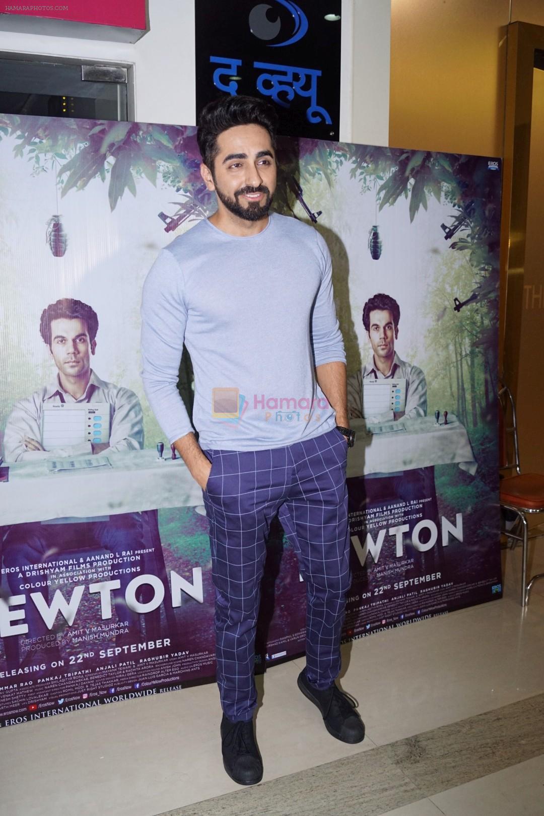 Ayushmann Khurrana at the Special Screening Of Film Newton At The View on 21st Sept 2017