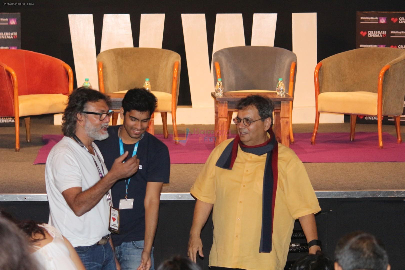 Subhash Ghai Celebrate Cinema At Whistling Woods on 22nd Sept 2017