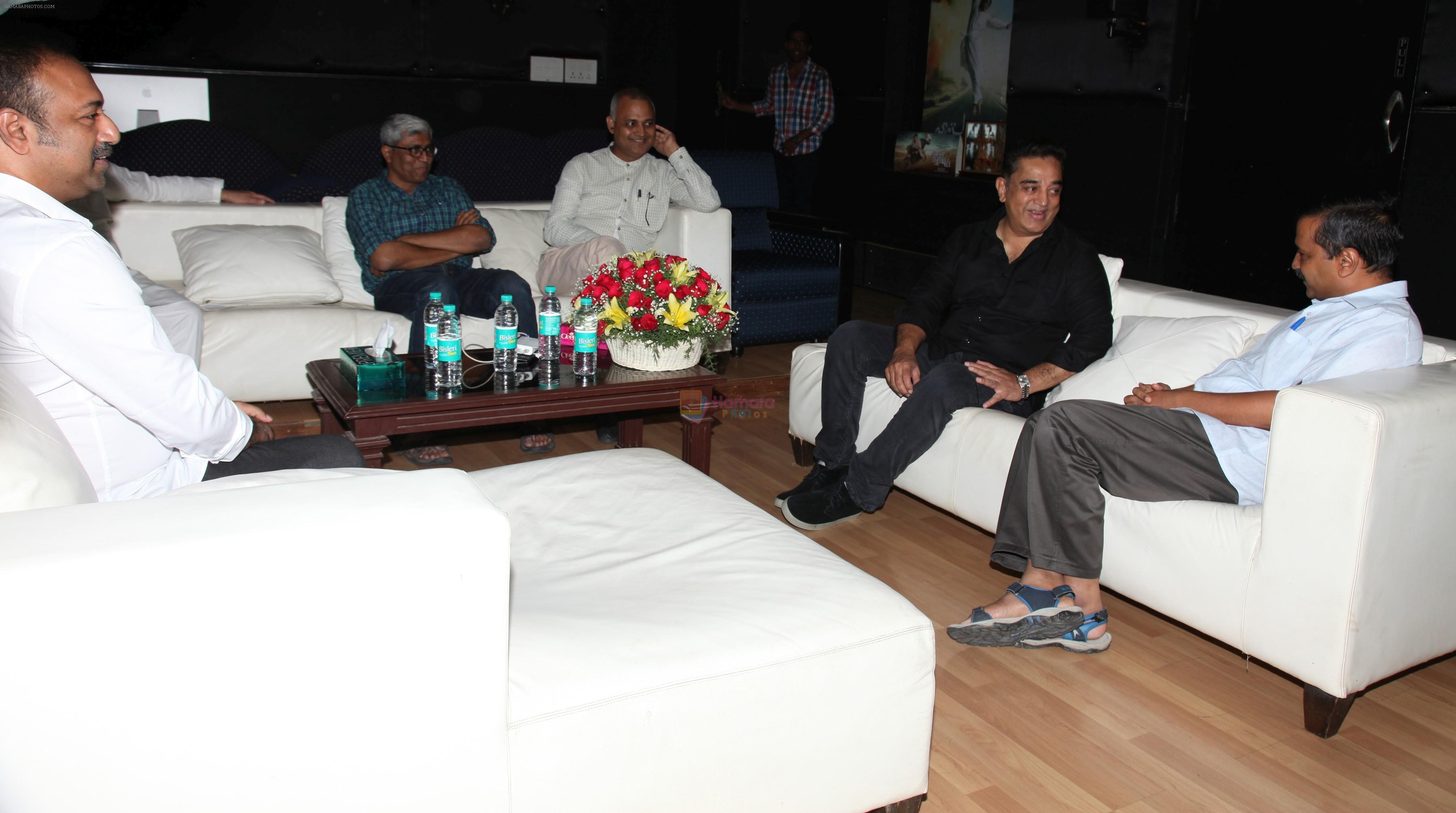 Mr. Kamal Haasan with Delhi�s CM Arvind Kejriwal IMG_4192