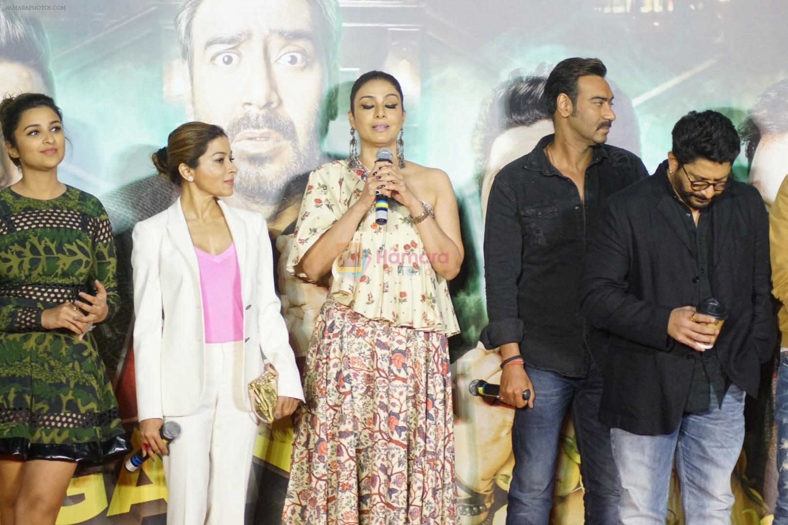 Parineeti Chopra, Tabu, Ajay Devgan at the Trailer Launch Of Film Golmaal Again on 22nd Sept 2017